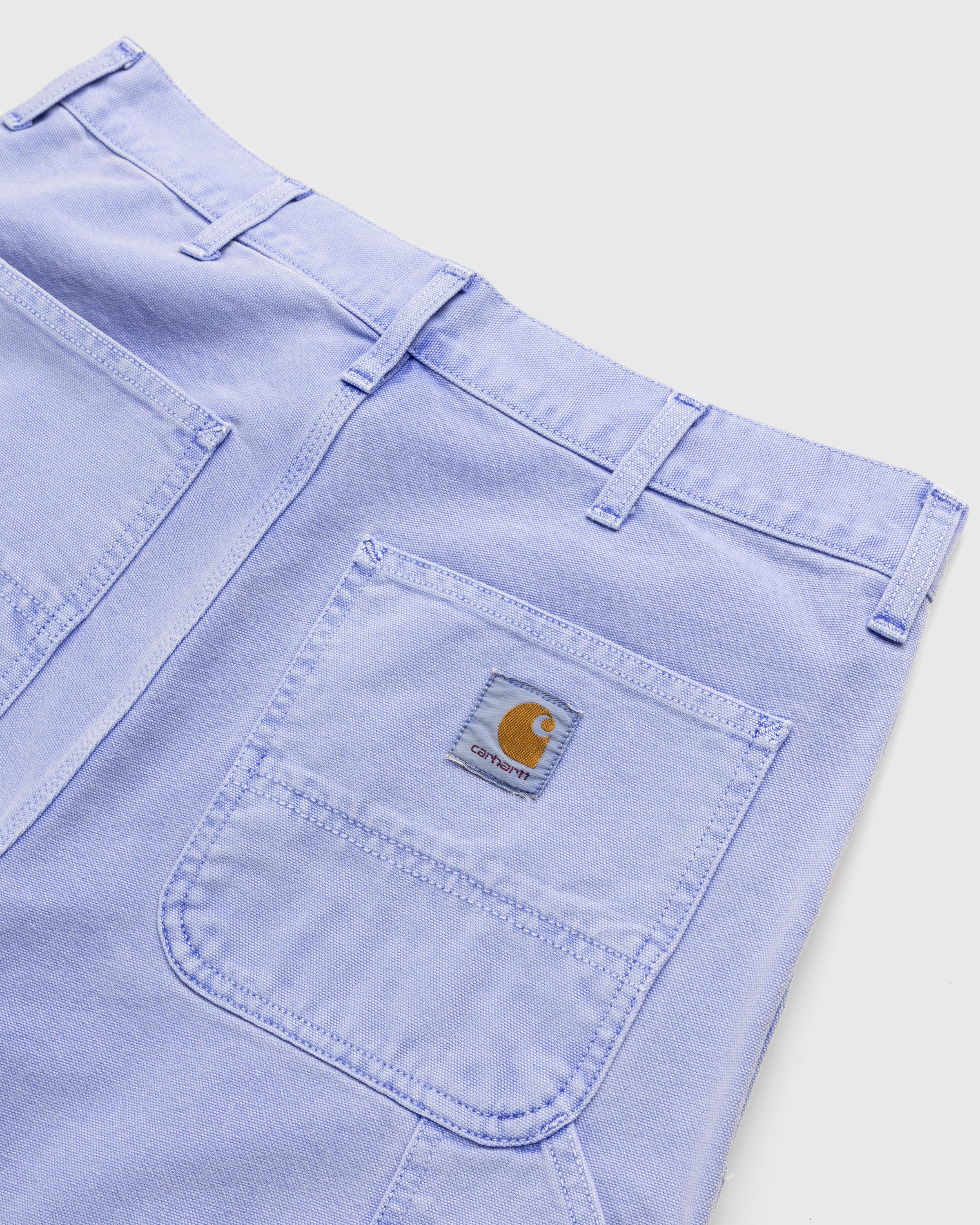 Carhartt WIP - Double Knee Pant Icy Water Faded - Clothing - Blue - Image 3