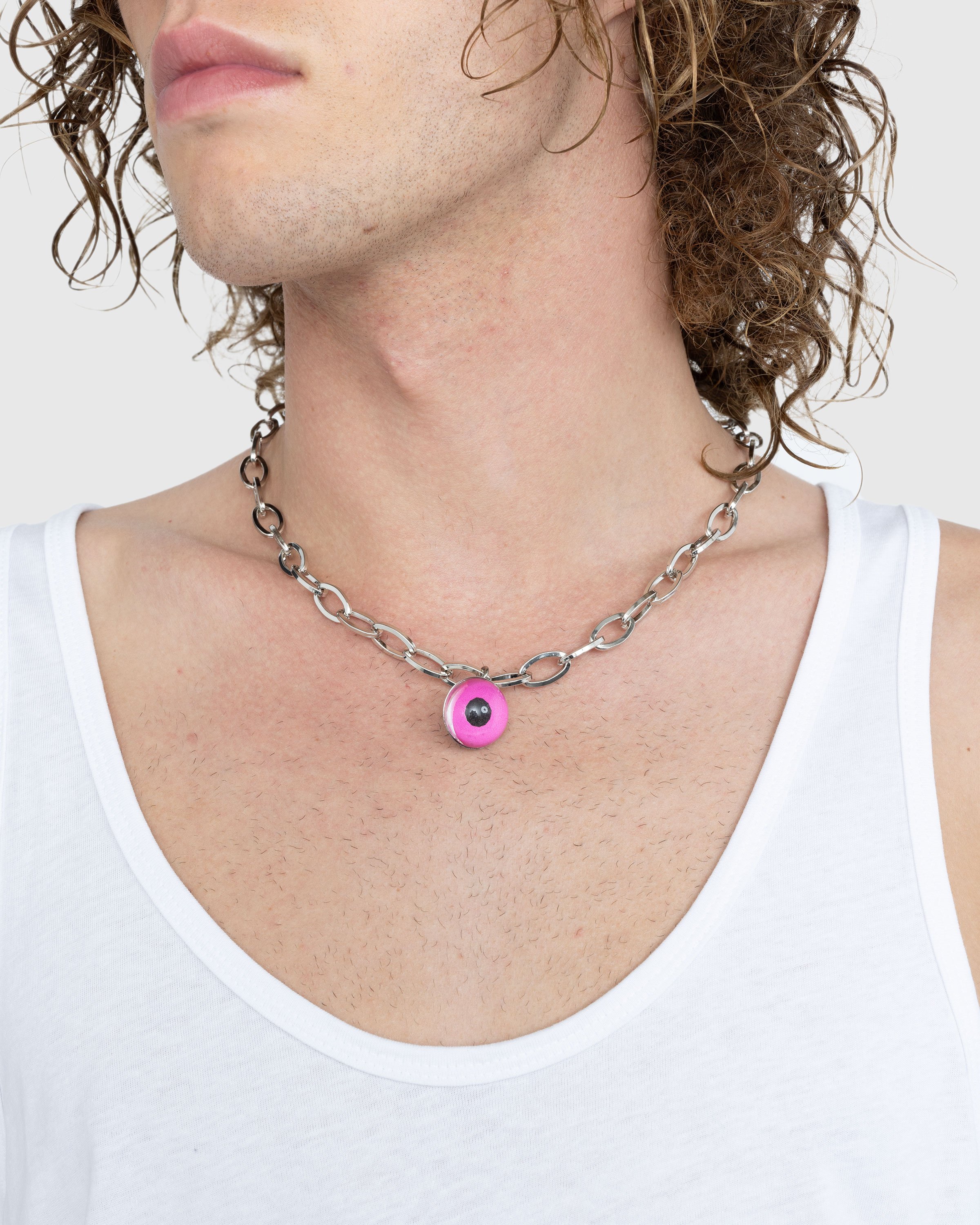 Marni - Eye Necklace Pink - Accessories - Pink - Image 3