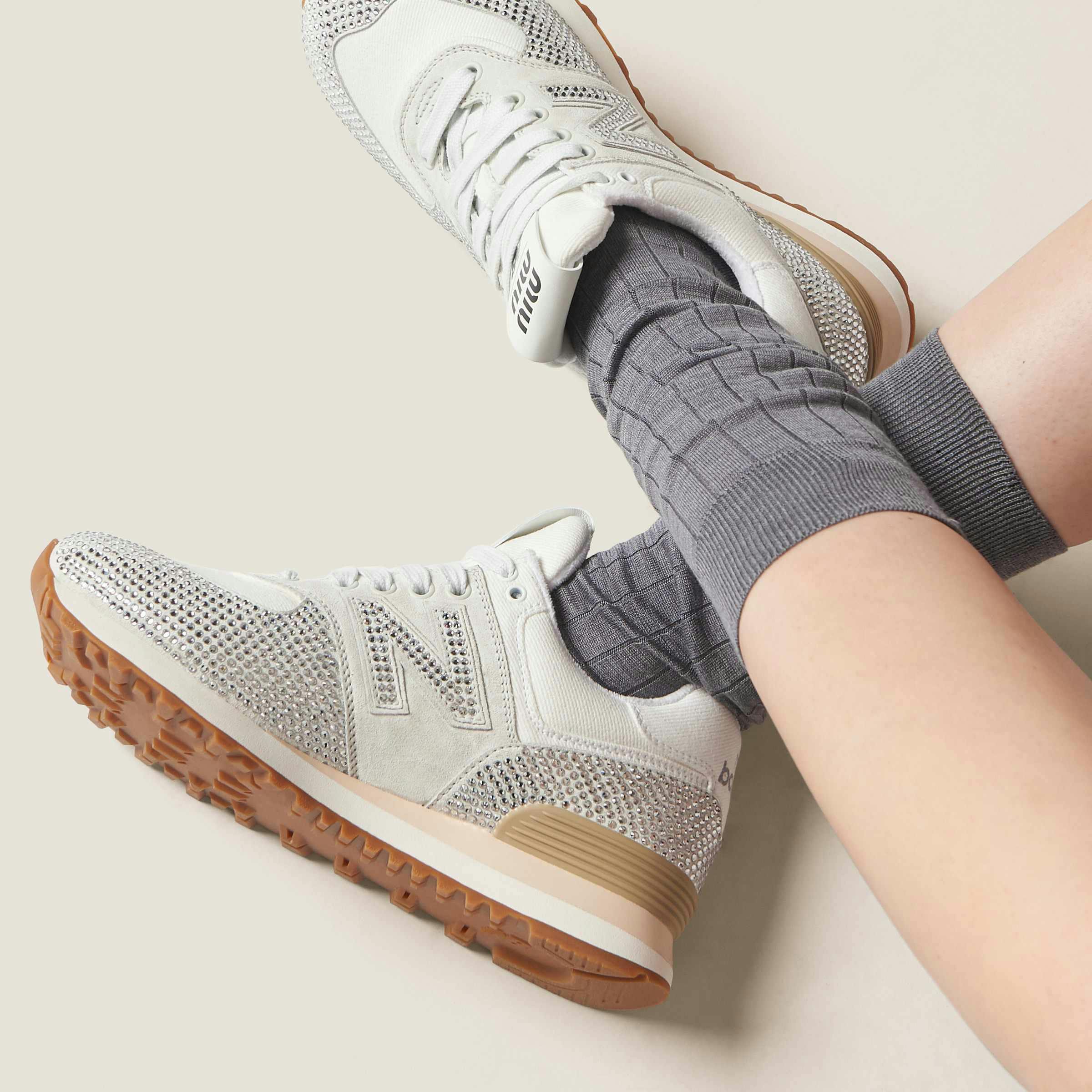 Miu Miu's Final New Balance 574 Is $1,700 & Crystal-Studded