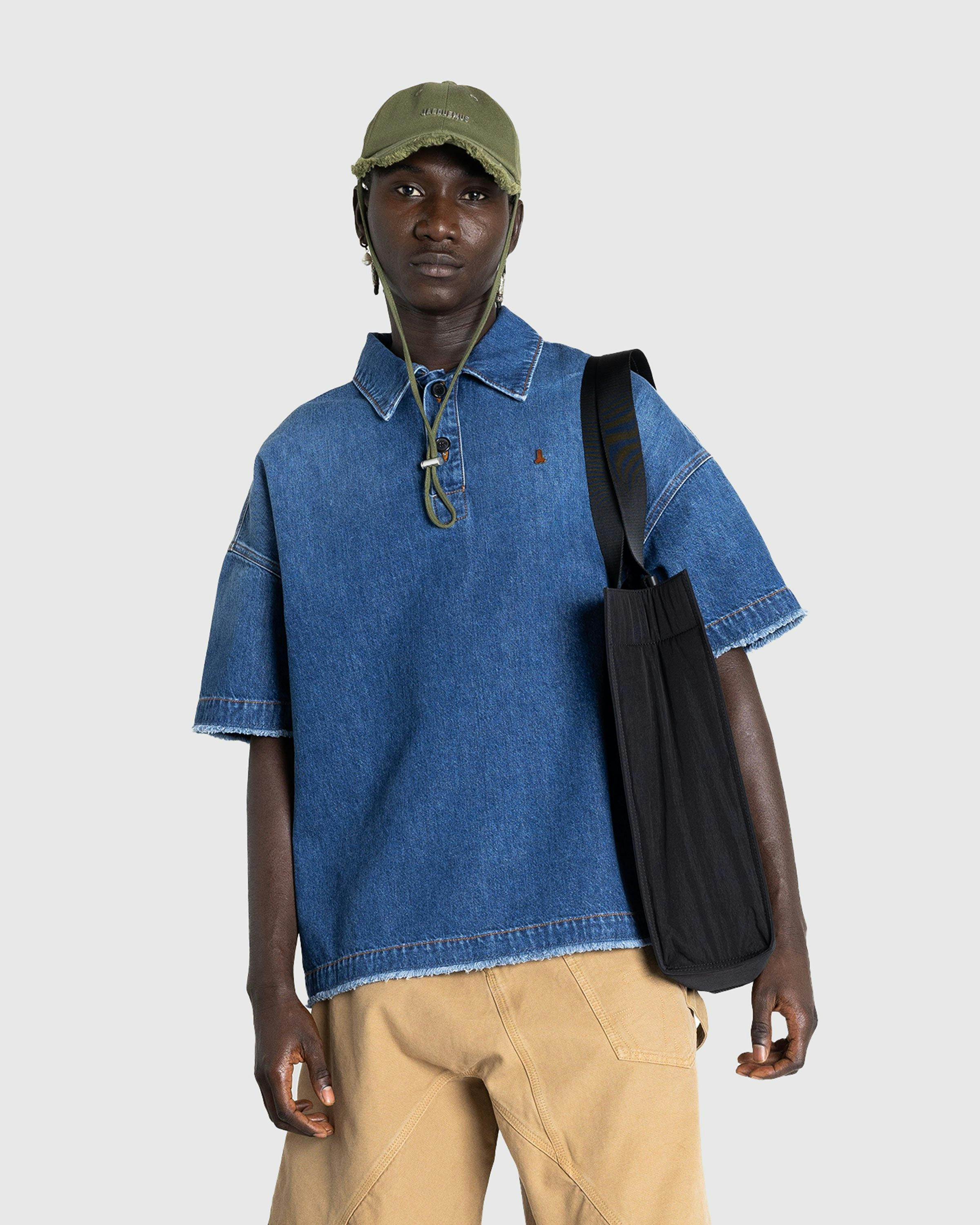 J.W. Anderson – Denim Polo Shirt Light Blue | Highsnobiety Shop