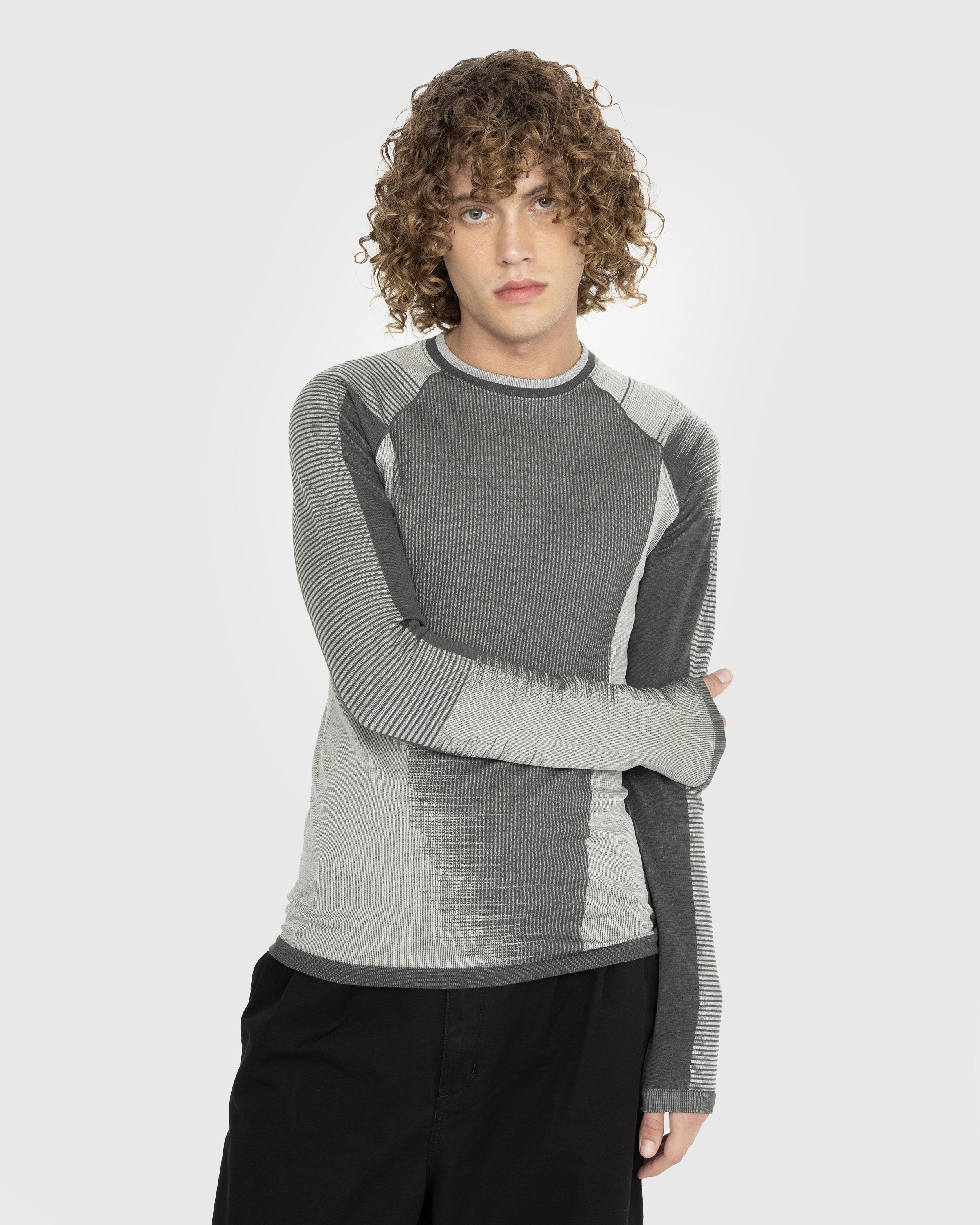 Y-3 - Long-sleeve Top Utility Ivy/Wonder Silver - Clothing - Silver - Image 2