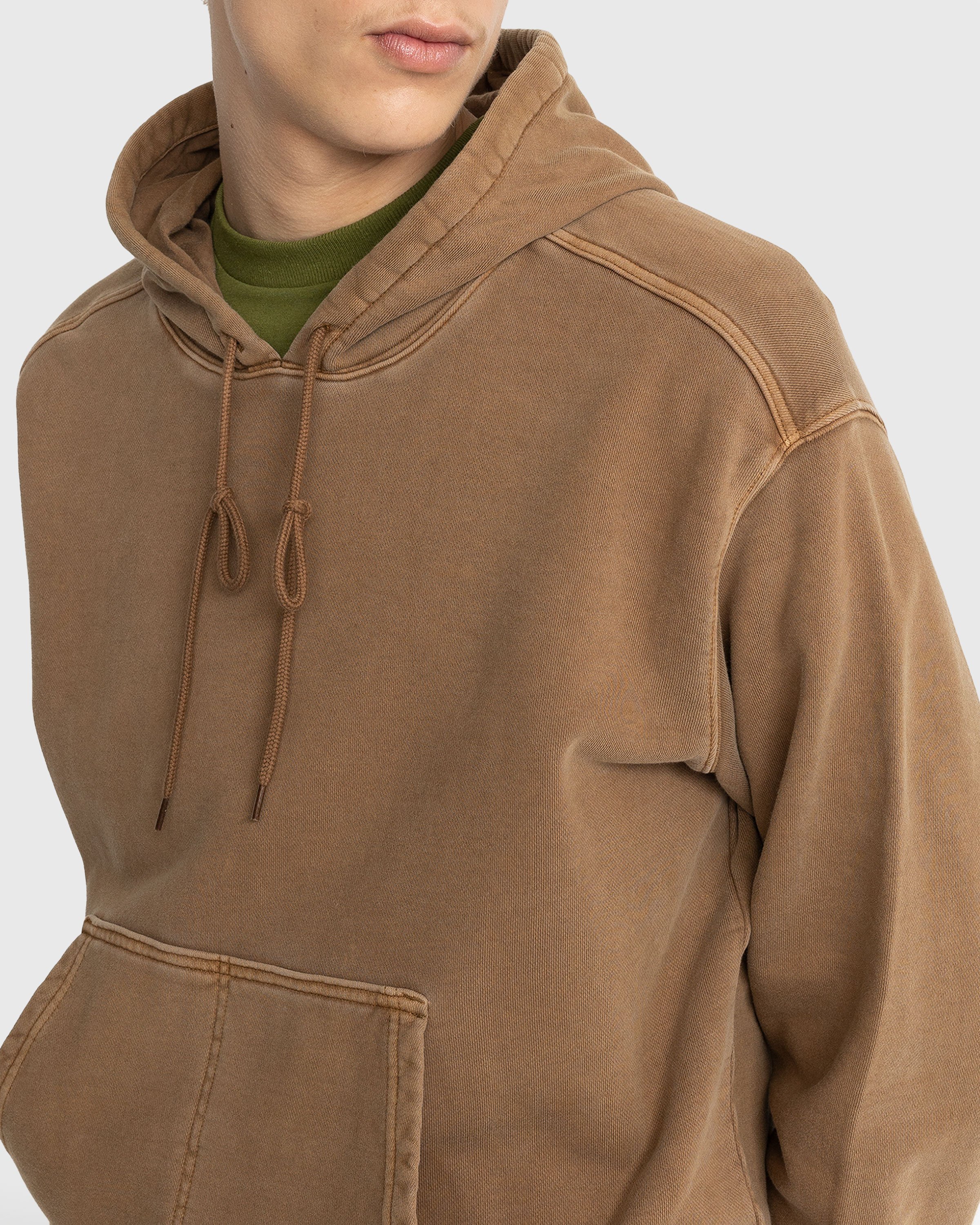 Carhartt WIP - Arling Hoodie Garment-Dyed Tamarind - Clothing - Brown - Image 5