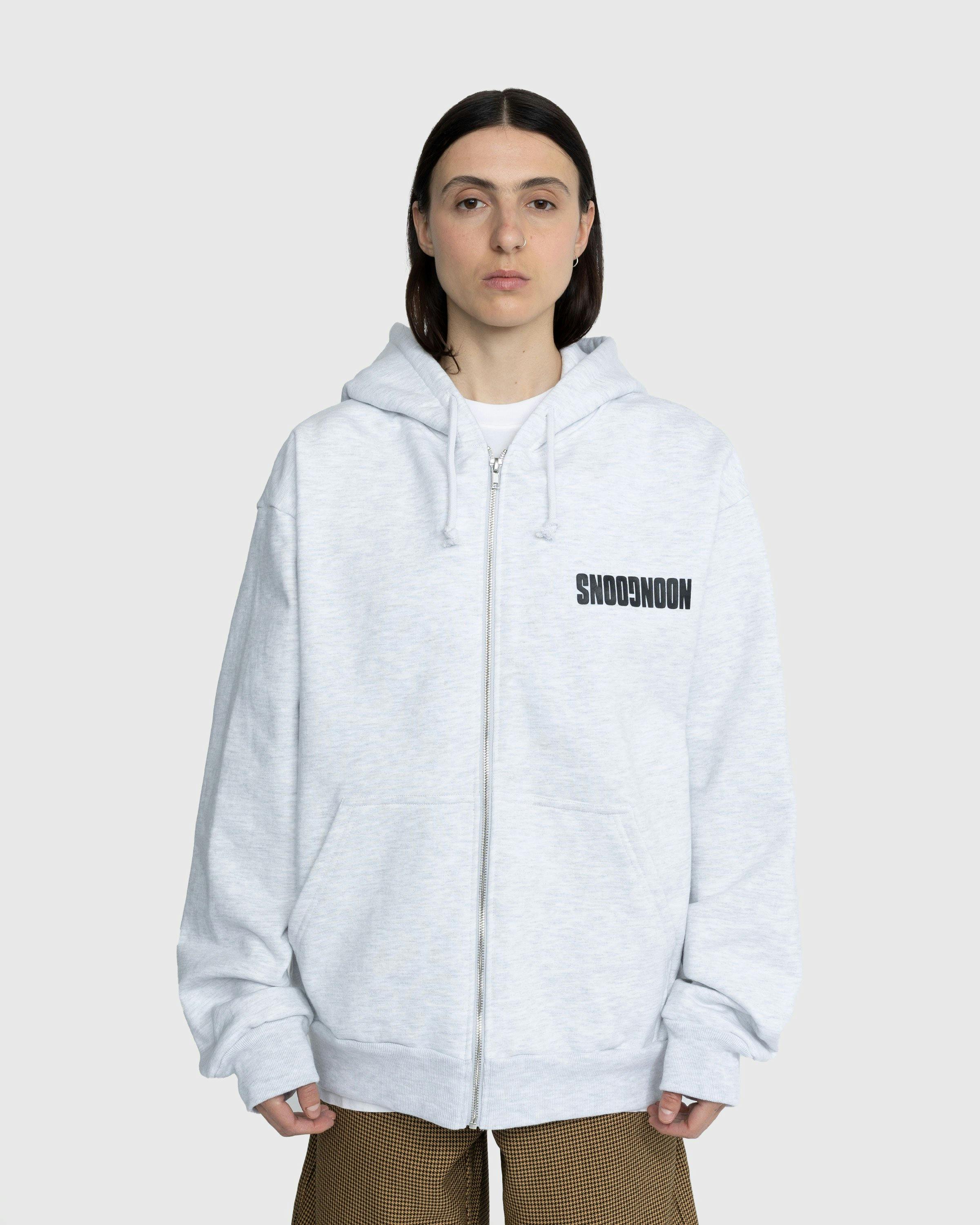 Noon Goons - Youth Full-Zip Hoodie Grey - Clothing - Grey - Image 3