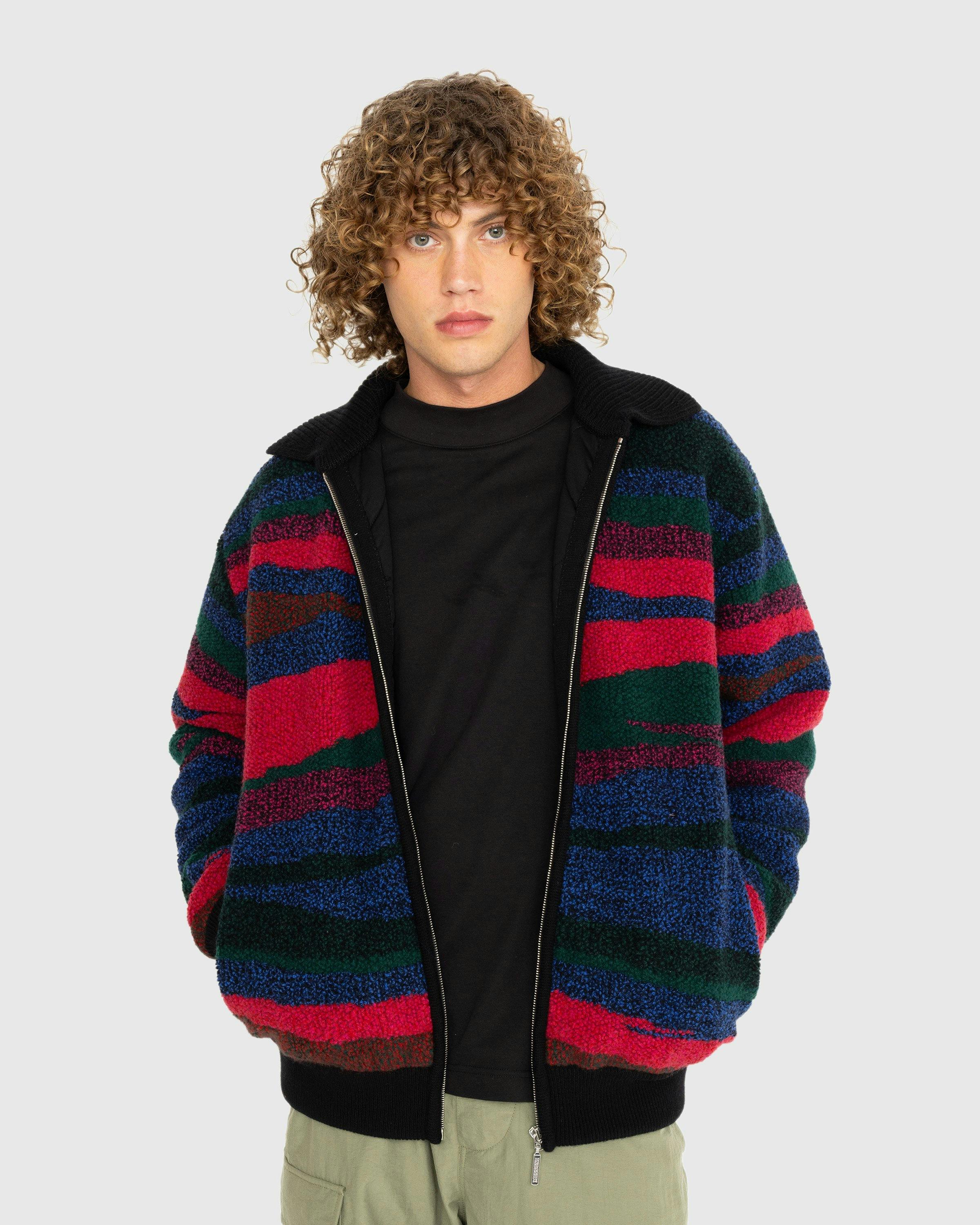 Missoni - Wool Bomber Jacket Black/Red - Clothing - Multi - Image 2