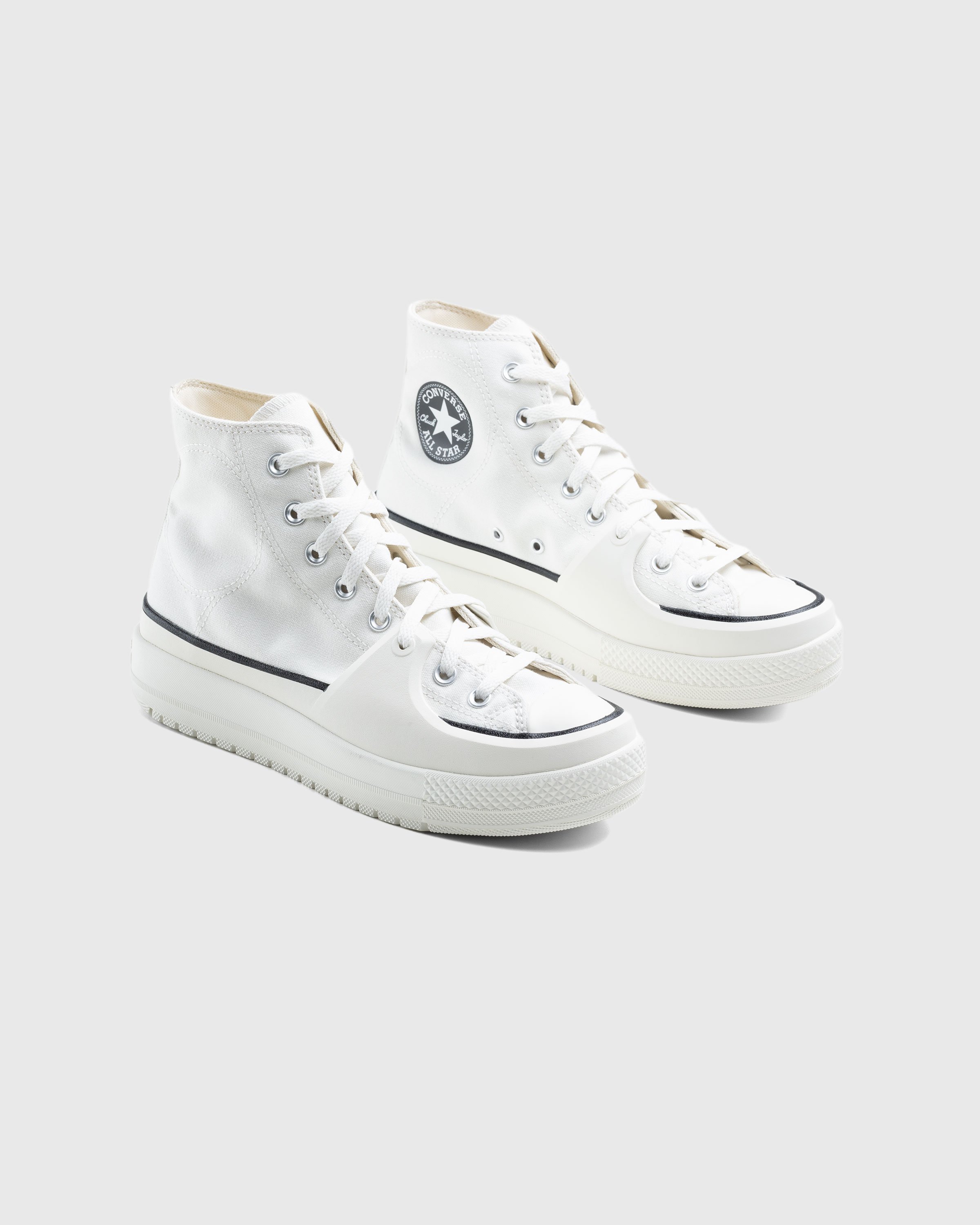 Converse - Chuck Taylor All Star Construct Hi Vintage White/Black/Egret - Footwear - Beige - Image 3
