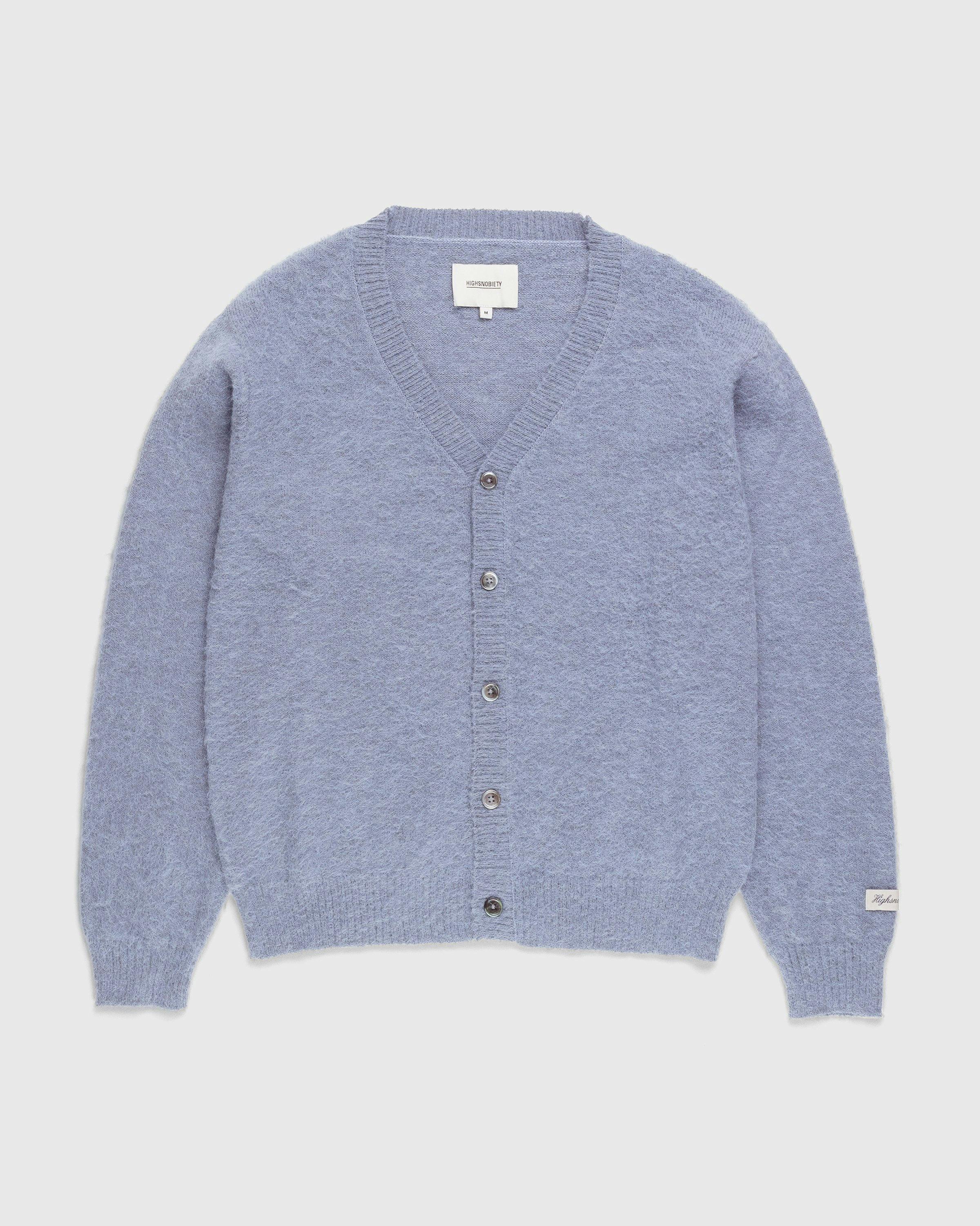 Highsnobiety - Alpaca Cardigan Blue - Clothing - Blue - Image 1