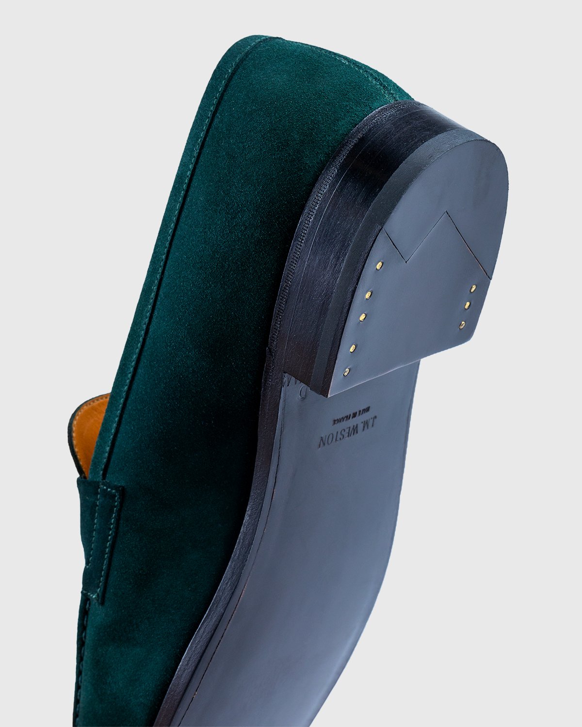 J.M. Weston x Highsnobiety - 180 'Penny' Loafer - Footwear - Green - Image 6