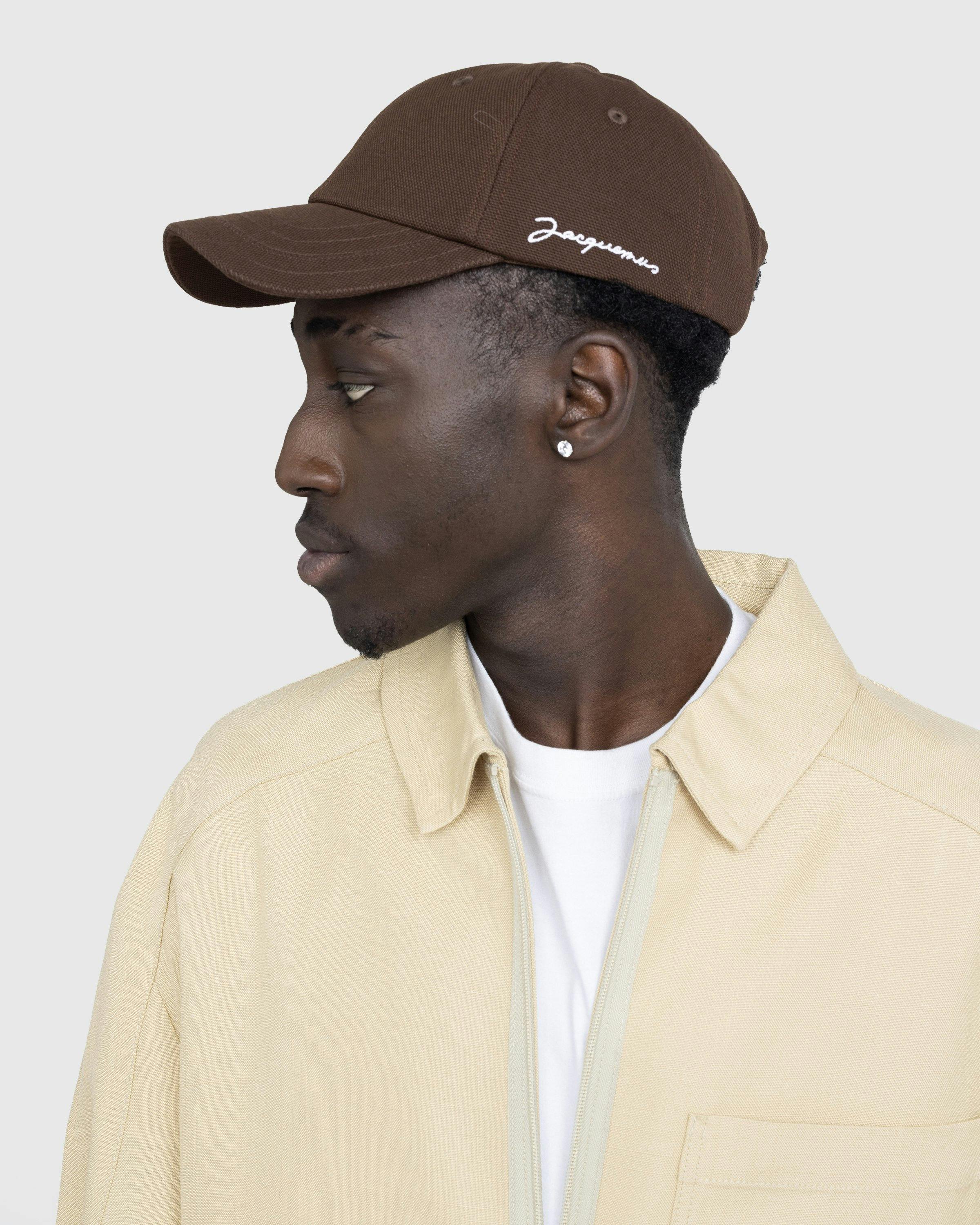 JACQUEMUS - La Casquette Jacquemus Brown - Accessories - BROWN - Image 4