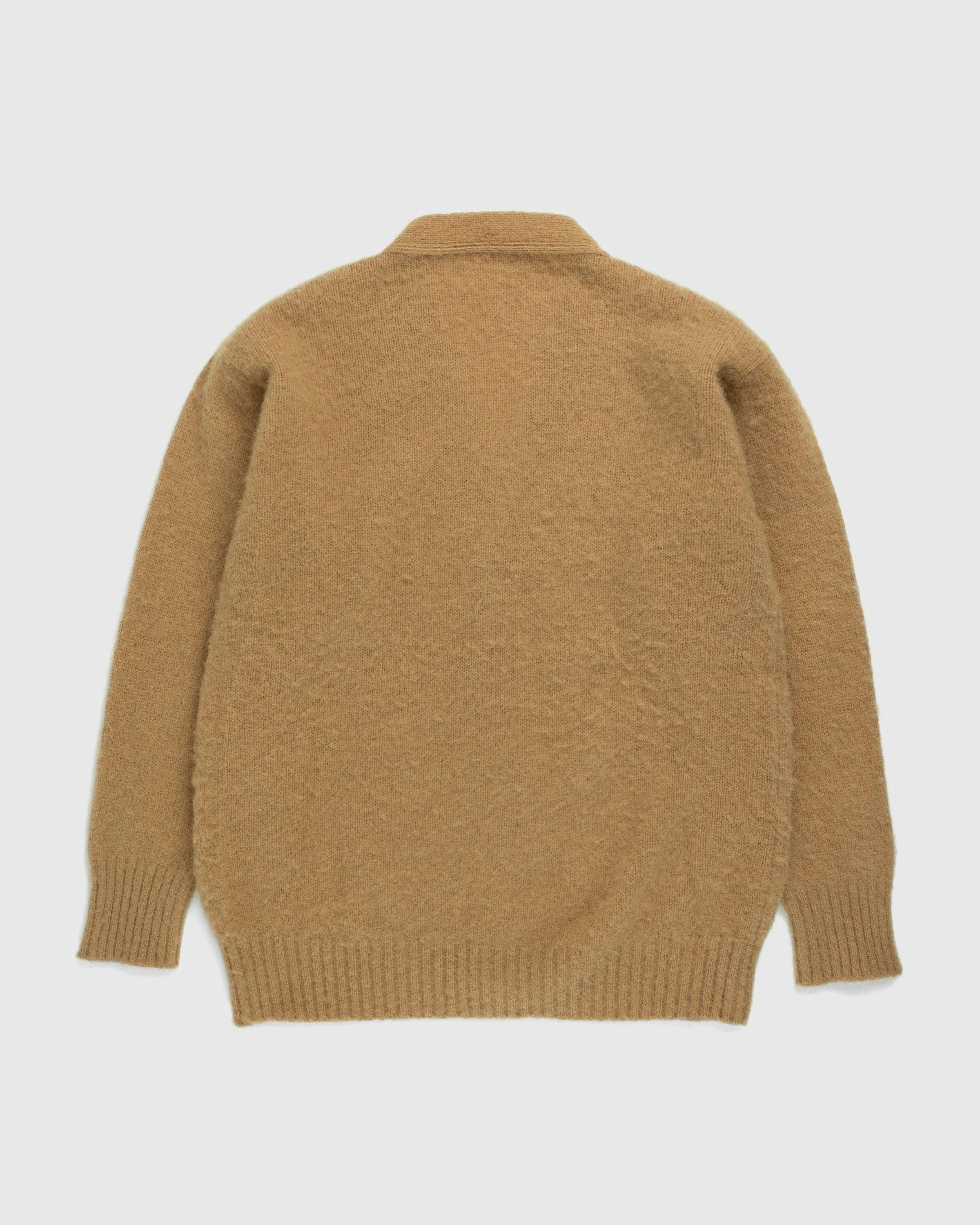 J. Press x Highsnobiety - Shaggy Dog Cardigan Beige - Clothing - Beige - Image 2