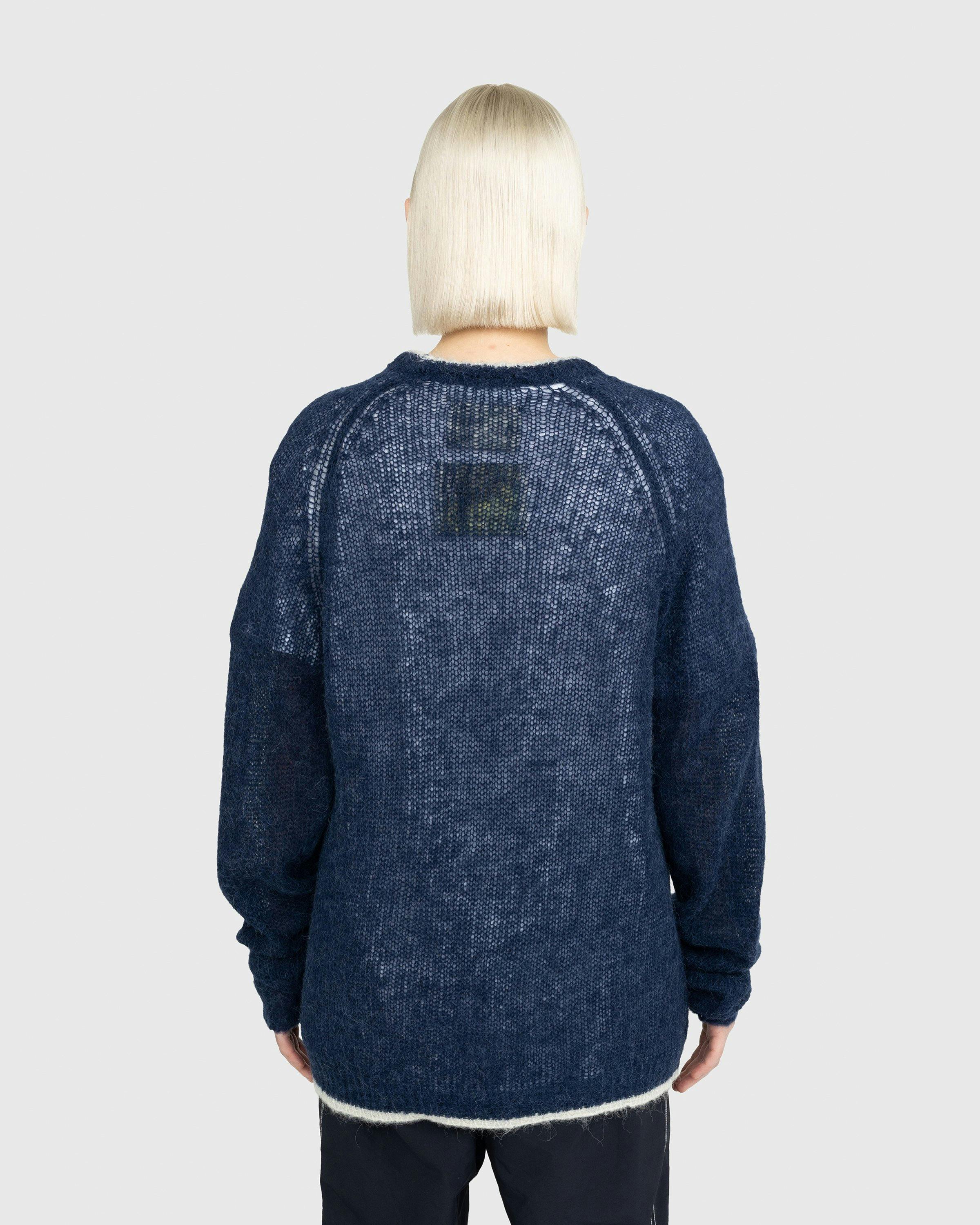 Highsnobiety - Crew Sweater Navy/Ivory - Clothing - Blue - Image 3