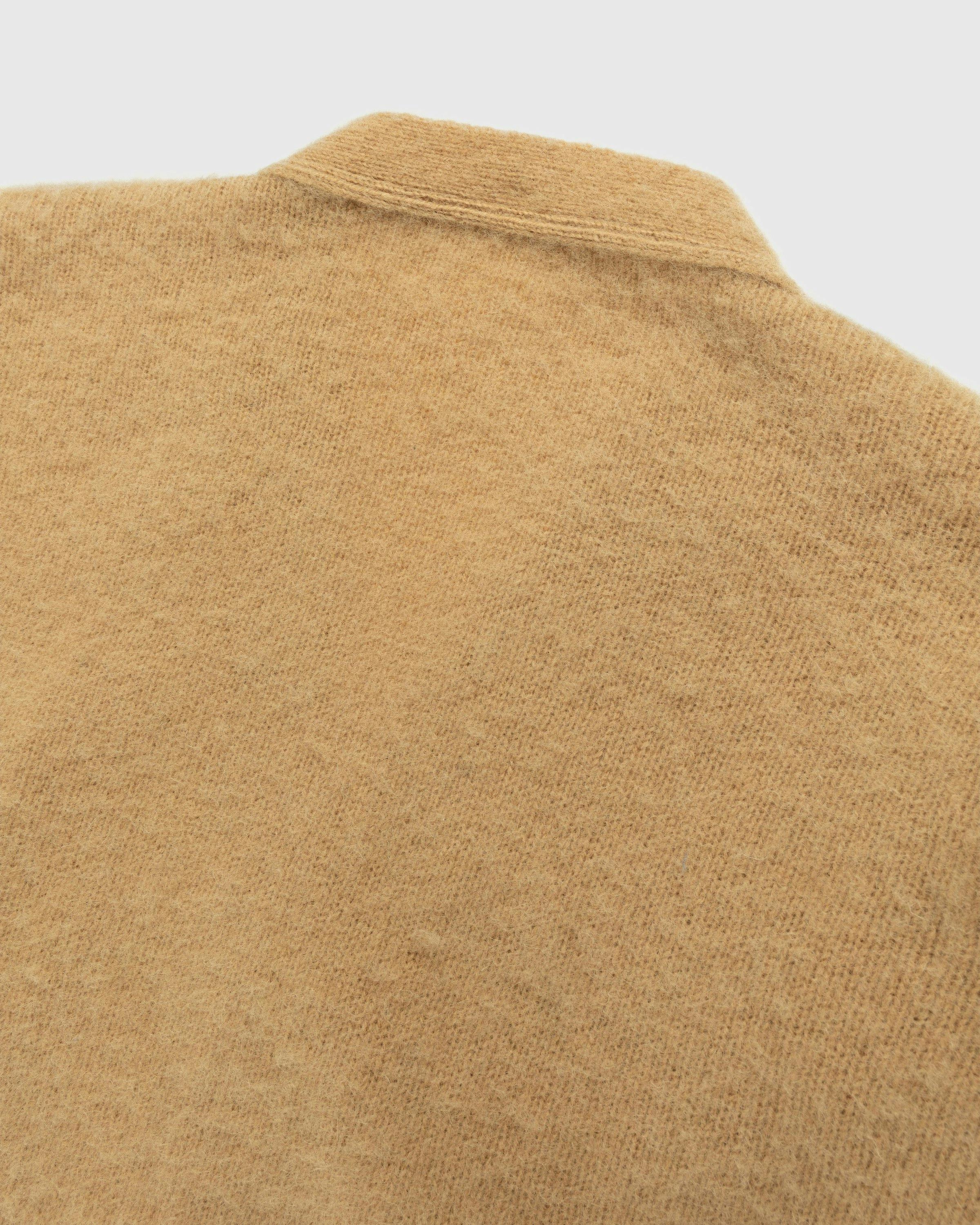 J. Press x Highsnobiety - Shaggy Dog Cardigan Beige - Clothing - Beige - Image 3