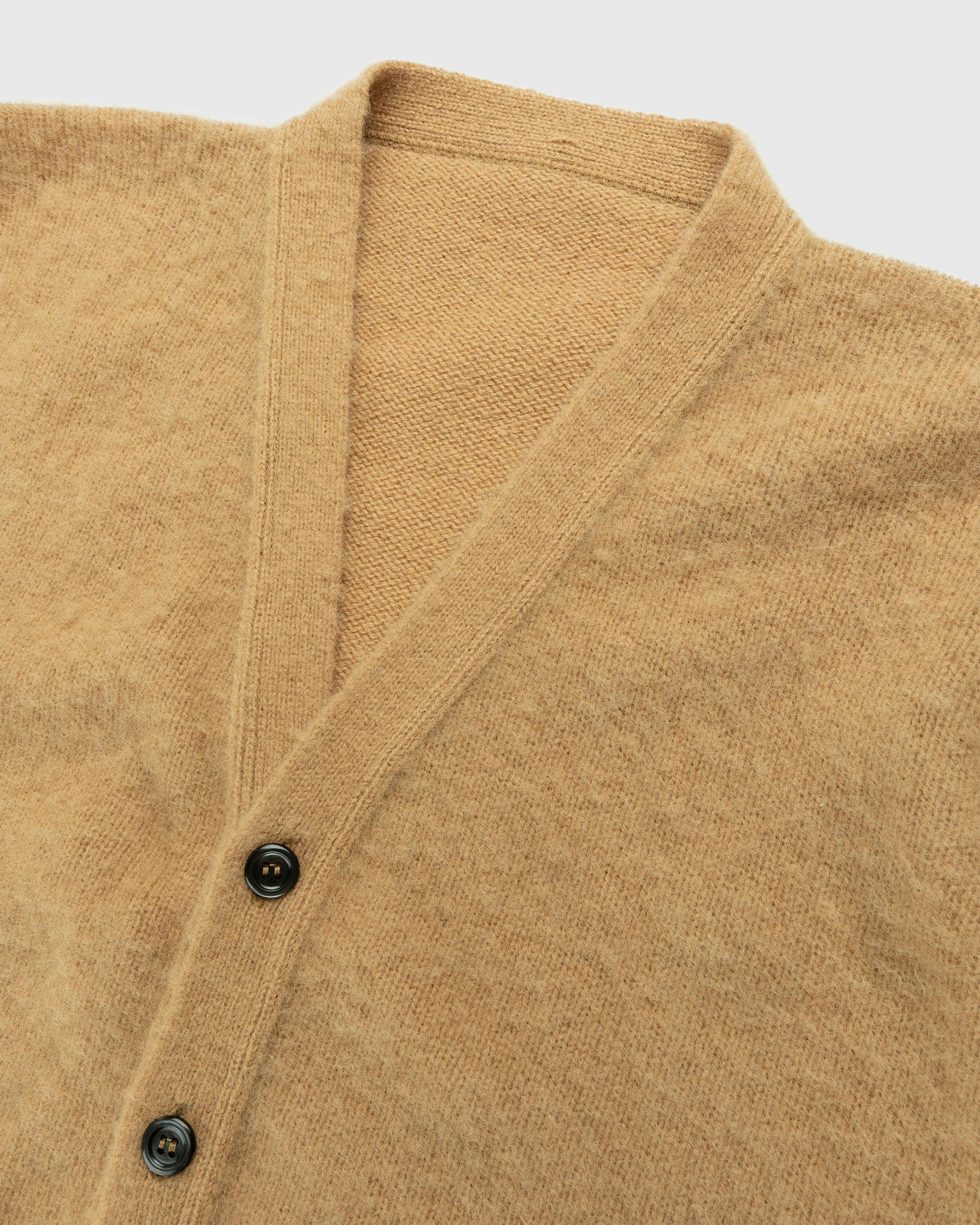 J. Press x Highsnobiety - Shaggy Dog Cardigan Beige - Clothing - Beige - Image 4