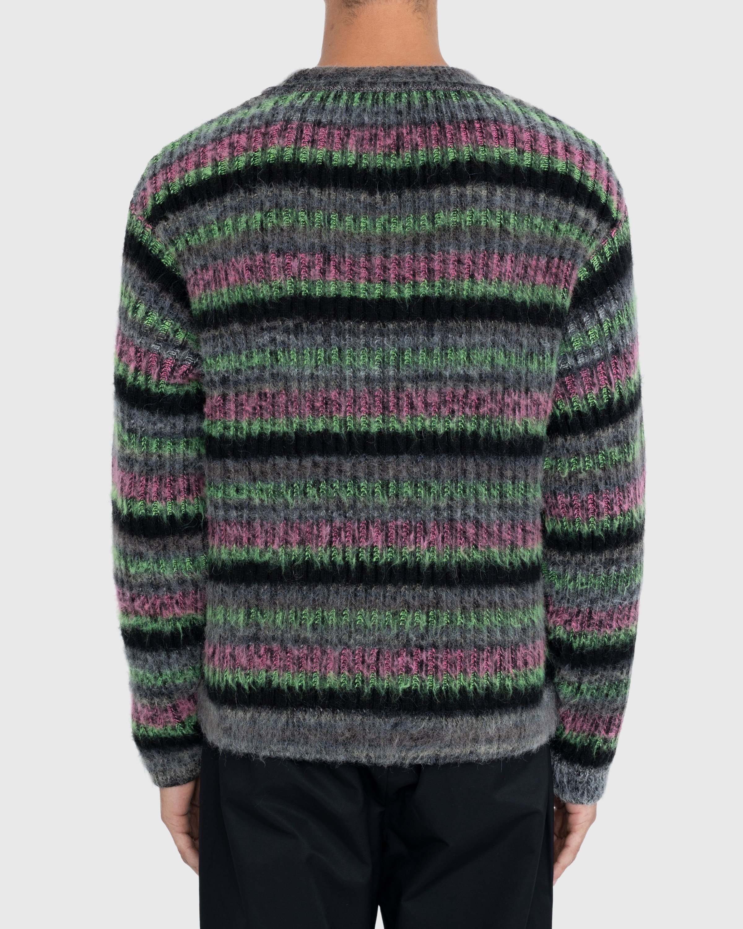 AGR - Fuzzy Mohair Crewneck Sweater Multi - Clothing - Multi - Image 4