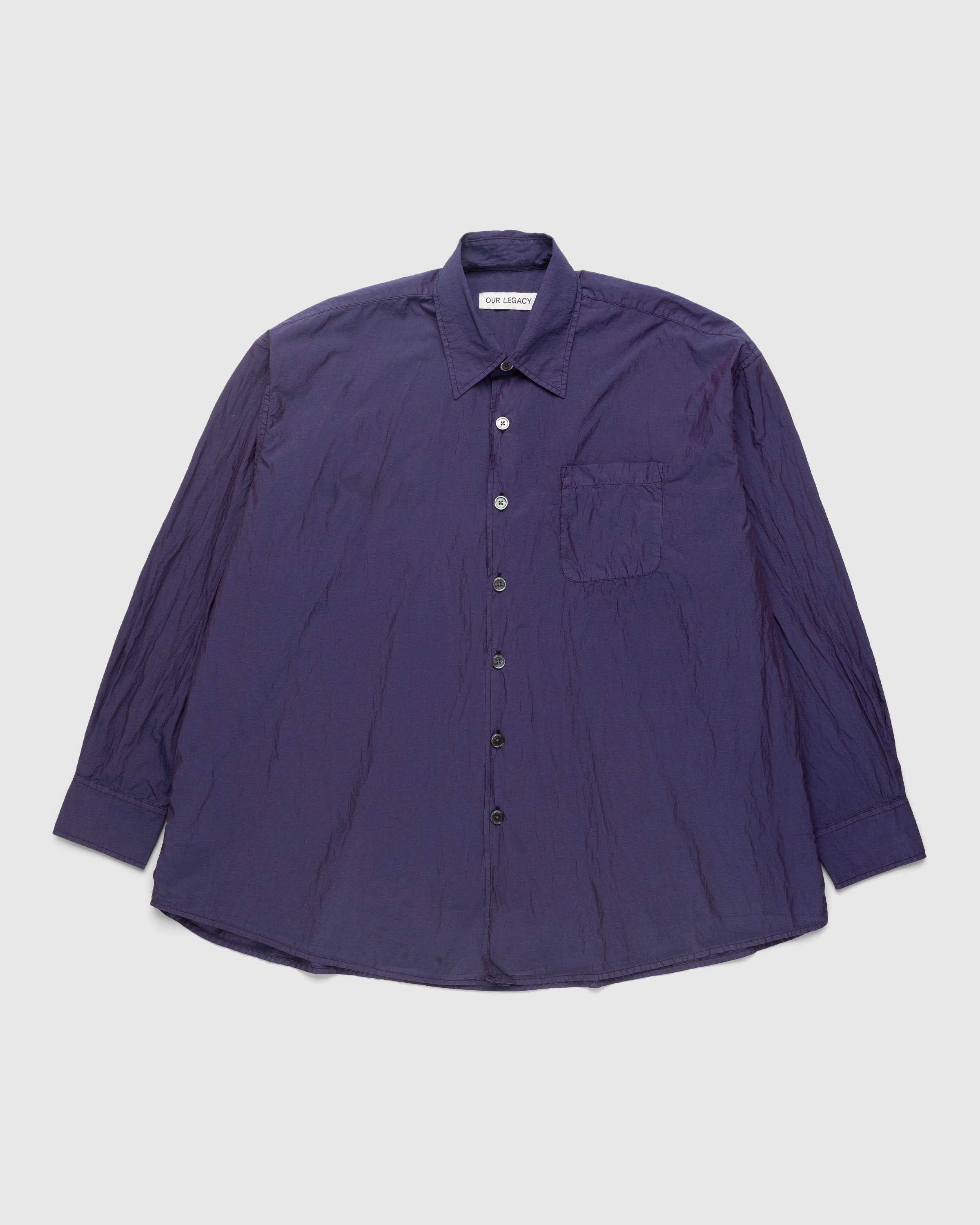 Our Legacy - BORROWED SHIRT Purple - Clothing - Purple - Image 1