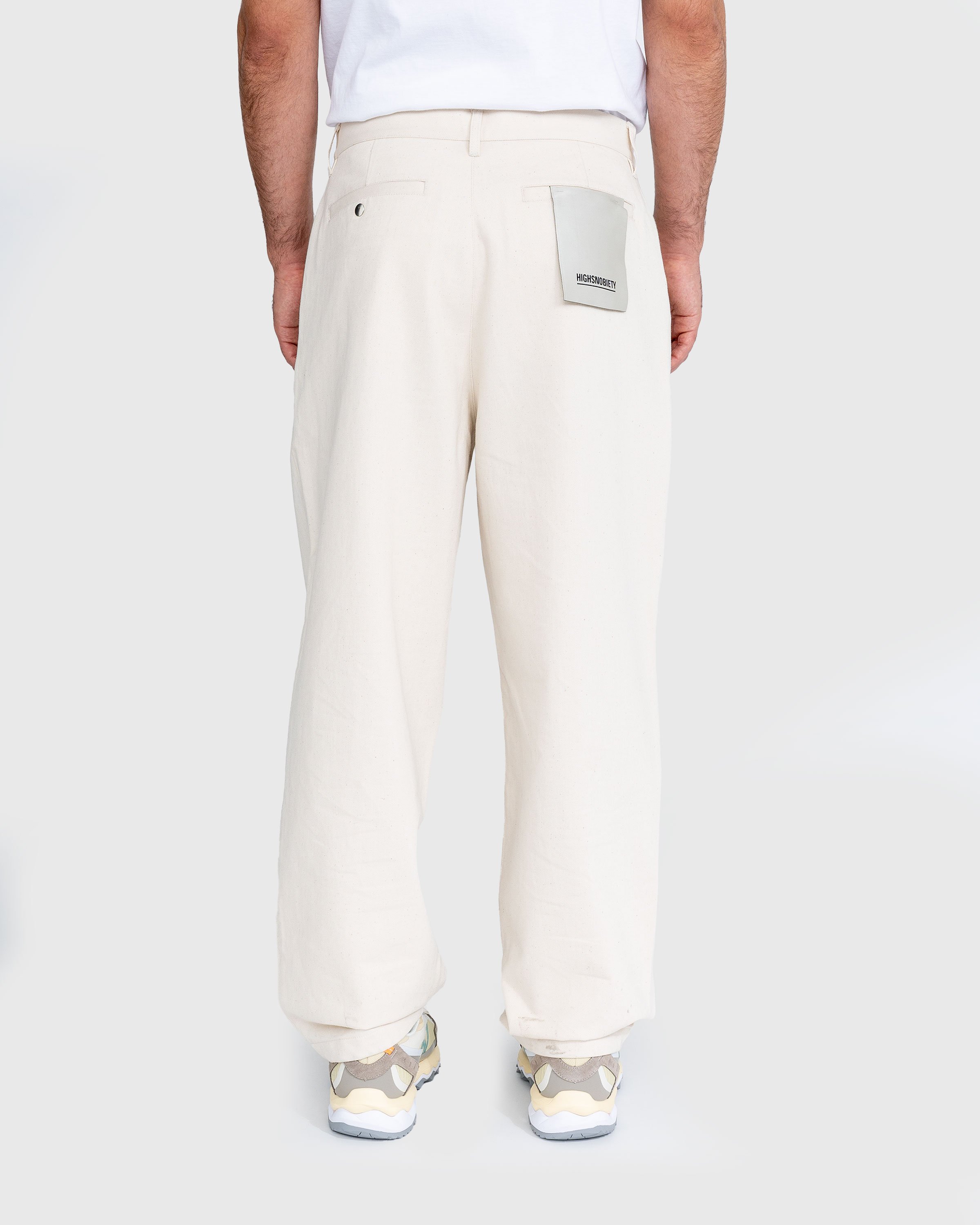 Highsnobiety - Cotton Drill Trouser Natural - Clothing - Beige - Image 7