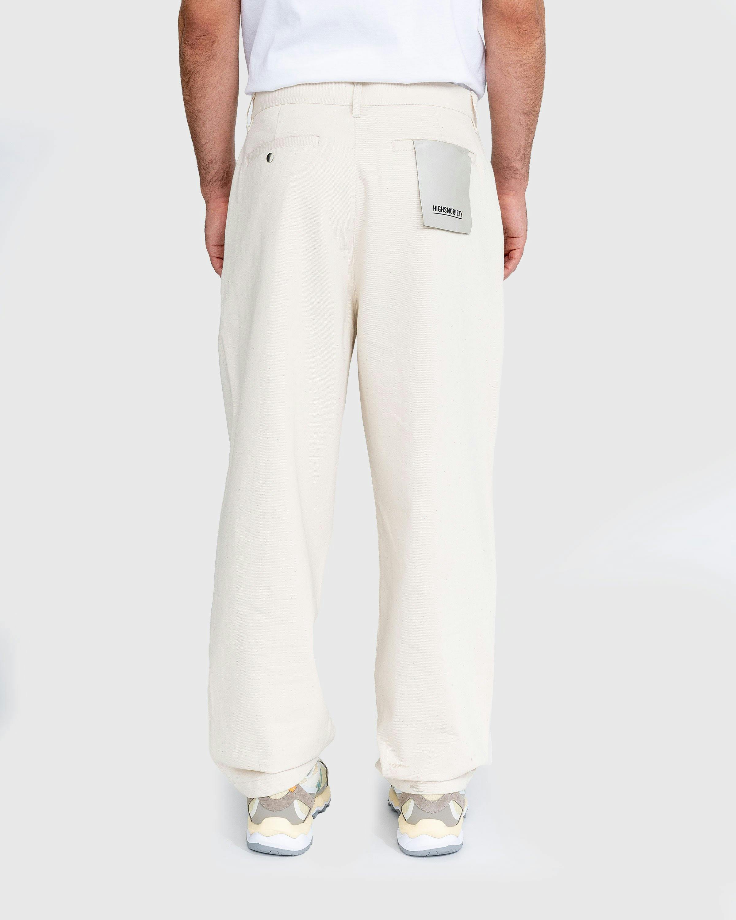 Highsnobiety - Cotton Drill Trouser Natural - Clothing - Beige - Image 7