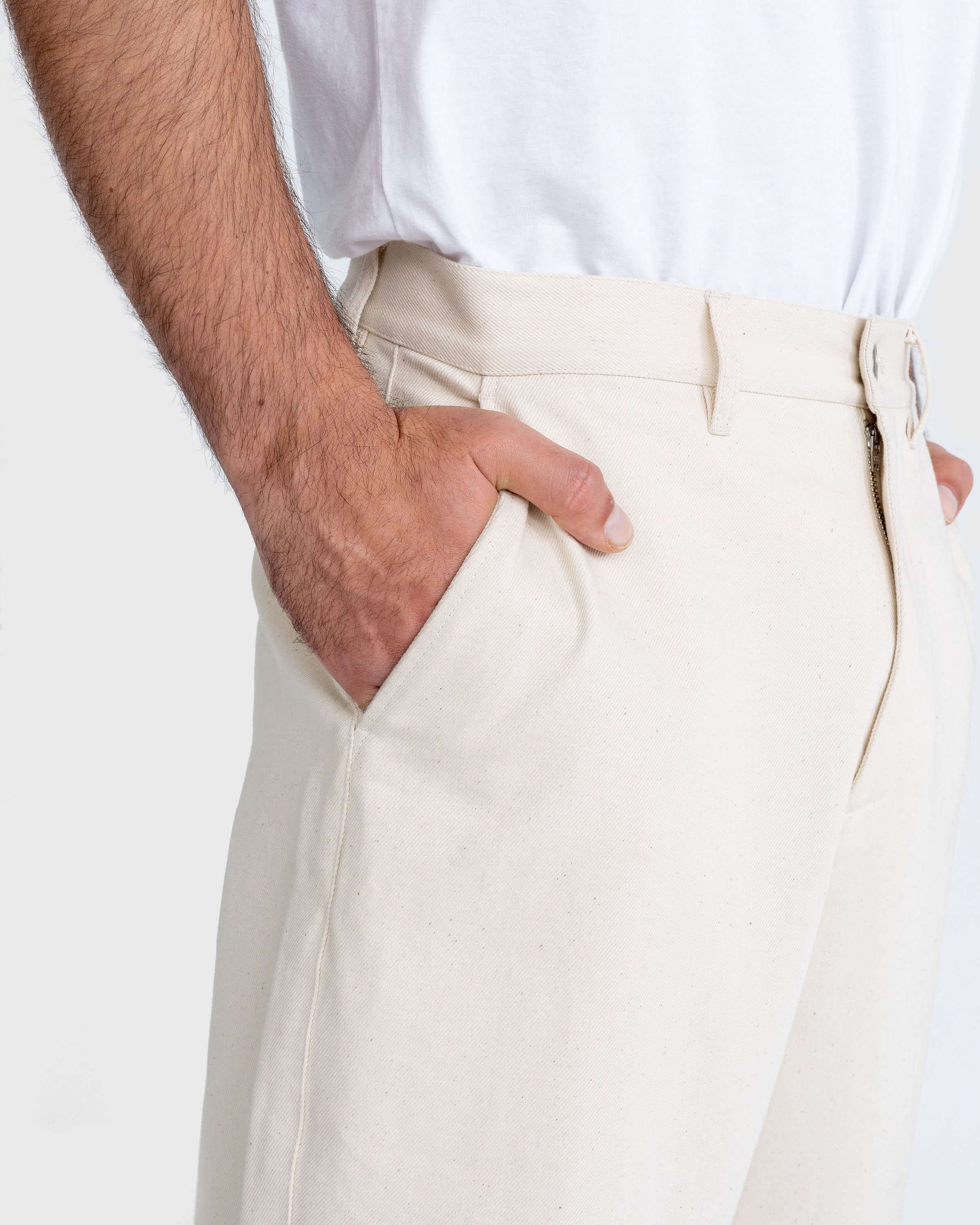 Highsnobiety - Cotton Drill Trouser Natural - Clothing - Beige - Image 10