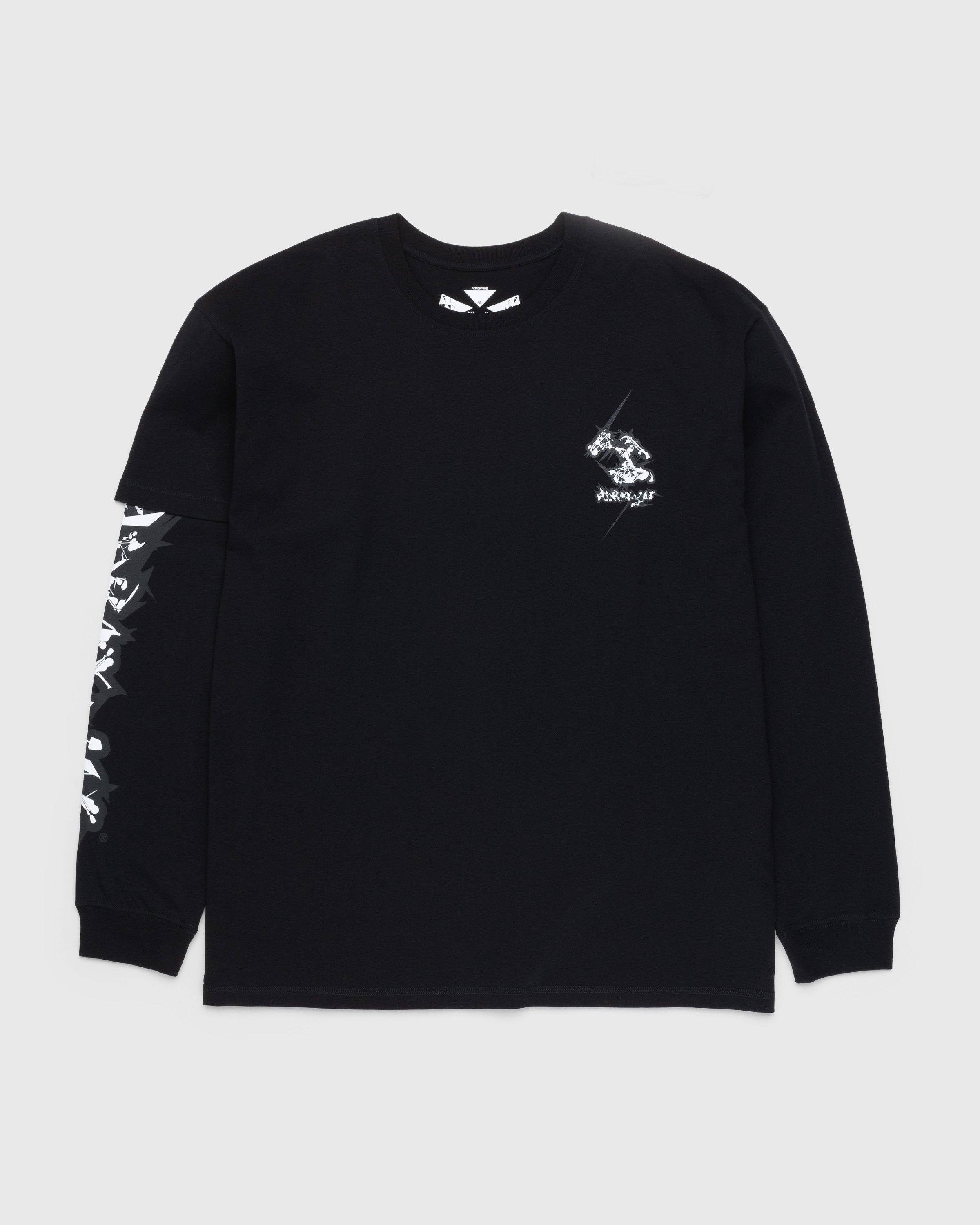 ACRONYM - S29-PR-B Organic Cotton Longsleeve T-Shirt Black - Clothing - Black - Image 1
