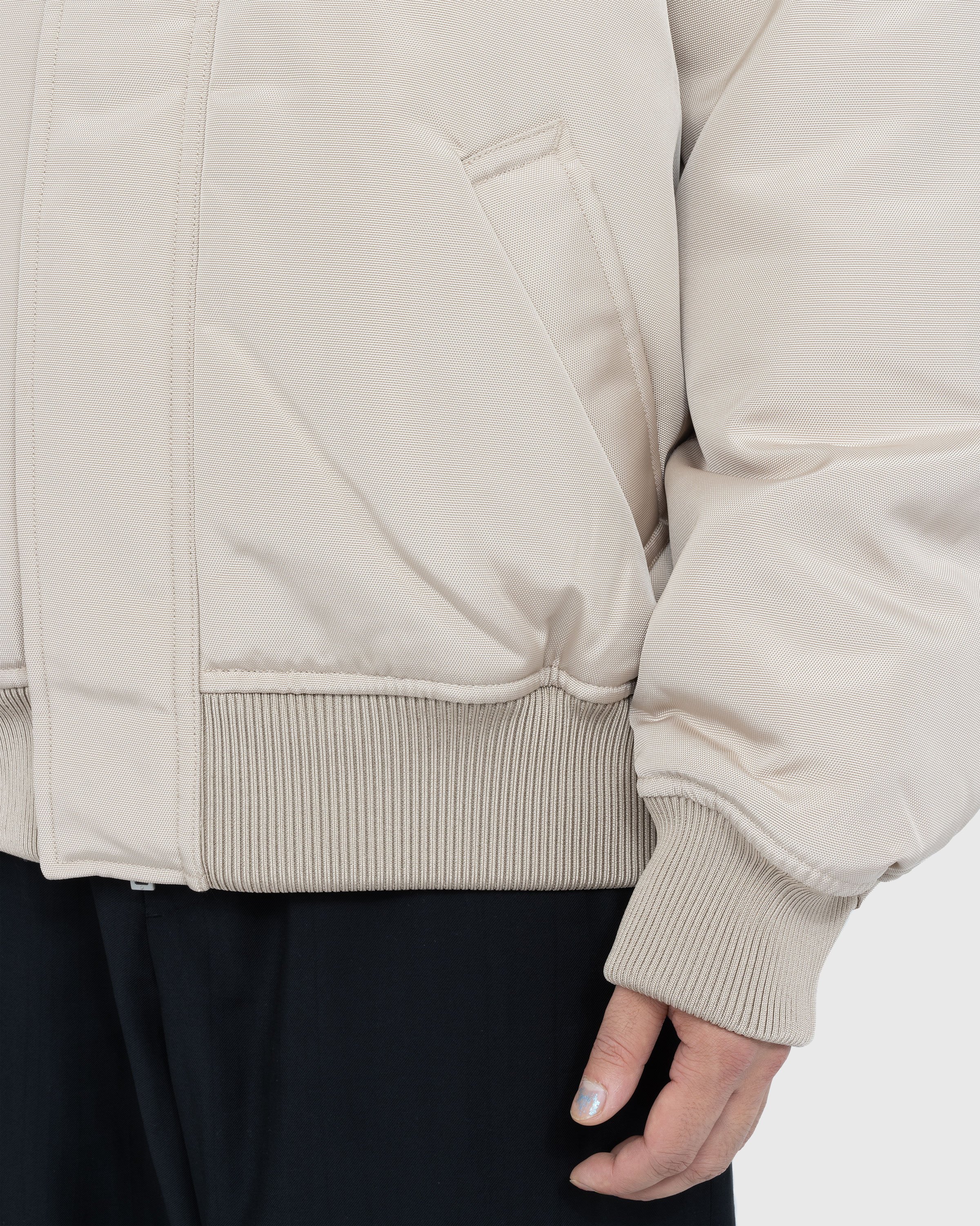 Acne Studios - Shearling Collar Jacket Beige - Clothing - Beige - Image 5