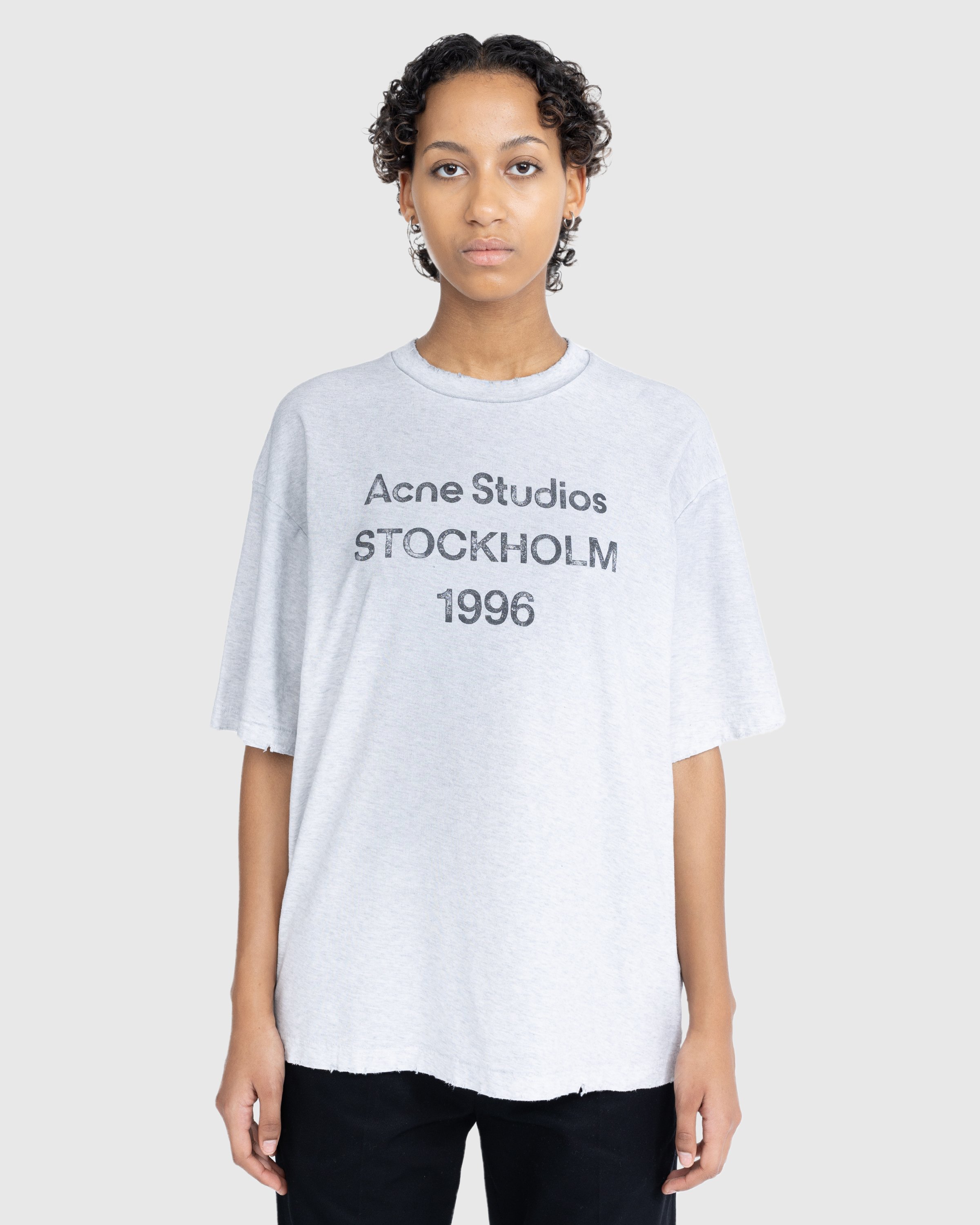 Acne Studios - Stockholm 1996 T-Shirt Grey - Clothing - Grey - Image 2