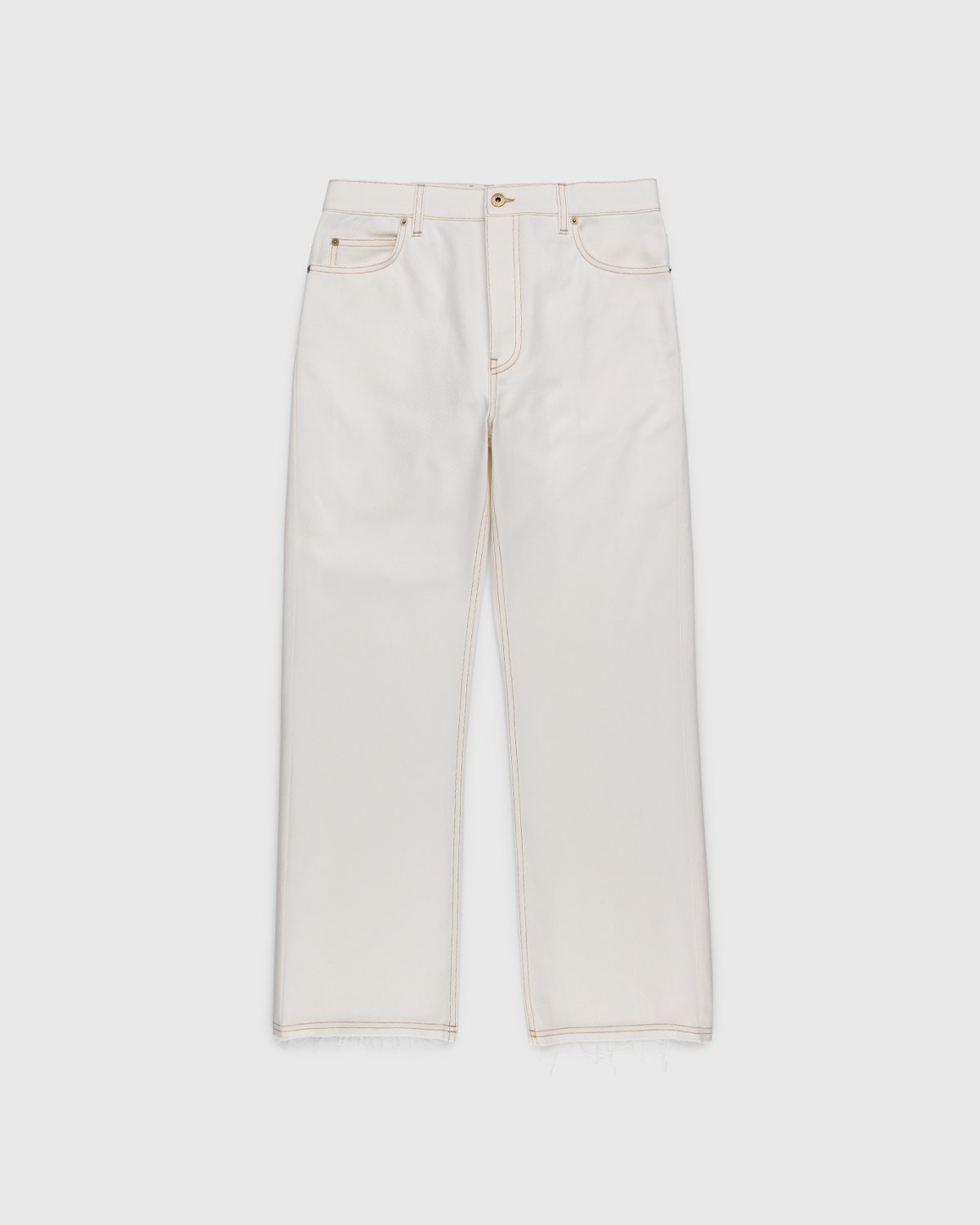 Loewe - Paula's Ibiza Boot Cut Denim Trousers White - Clothing - White - Image 1