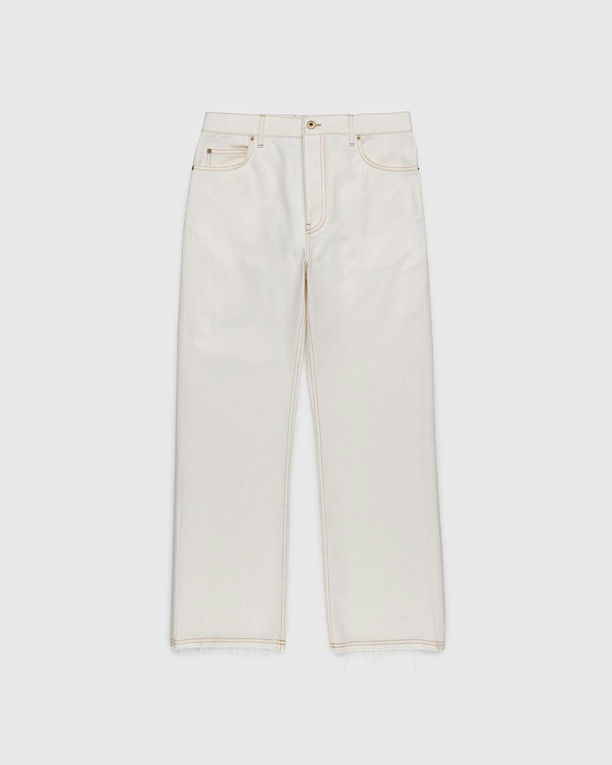 Loewe - Paula's Ibiza Boot Cut Denim Trousers White - Clothing - White - Image 1