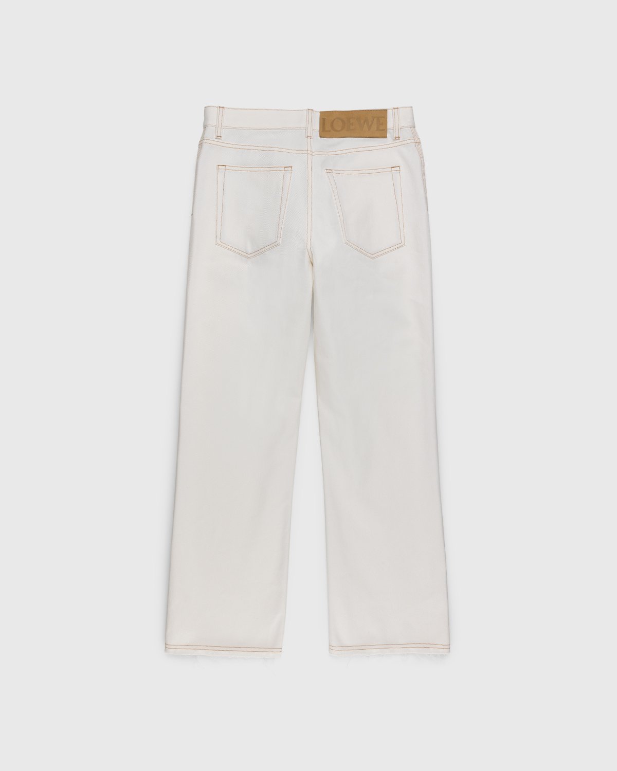 Loewe - Paula's Ibiza Boot Cut Denim Trousers White - Clothing - White - Image 2