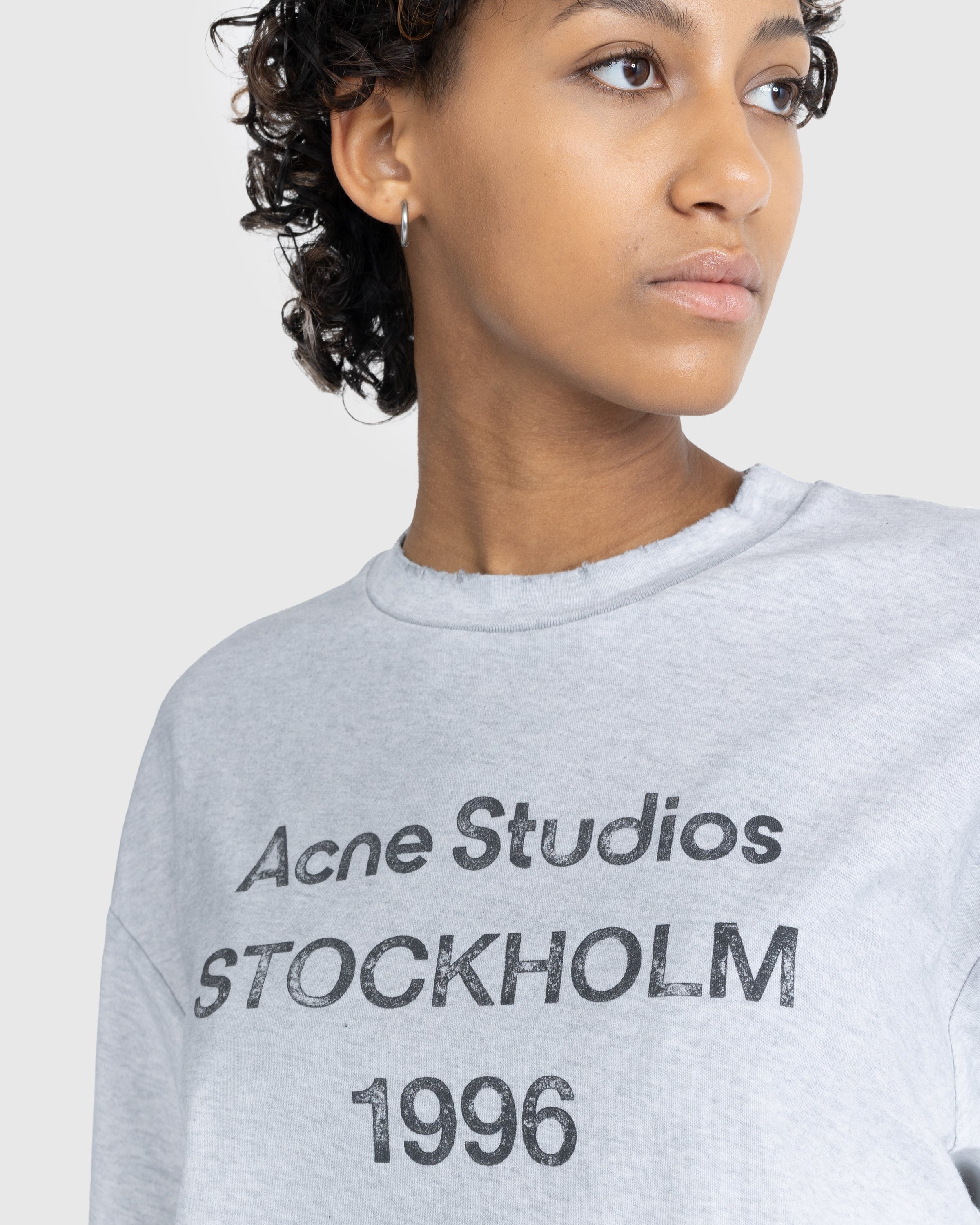 Acne Studios - Stockholm 1996 T-Shirt Grey - Clothing - Grey - Image 5