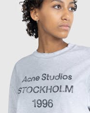 Acne Studios Stockholm 1996 T Shirt Grey Acne Studios Stockholm 1996 T Shirt Grey