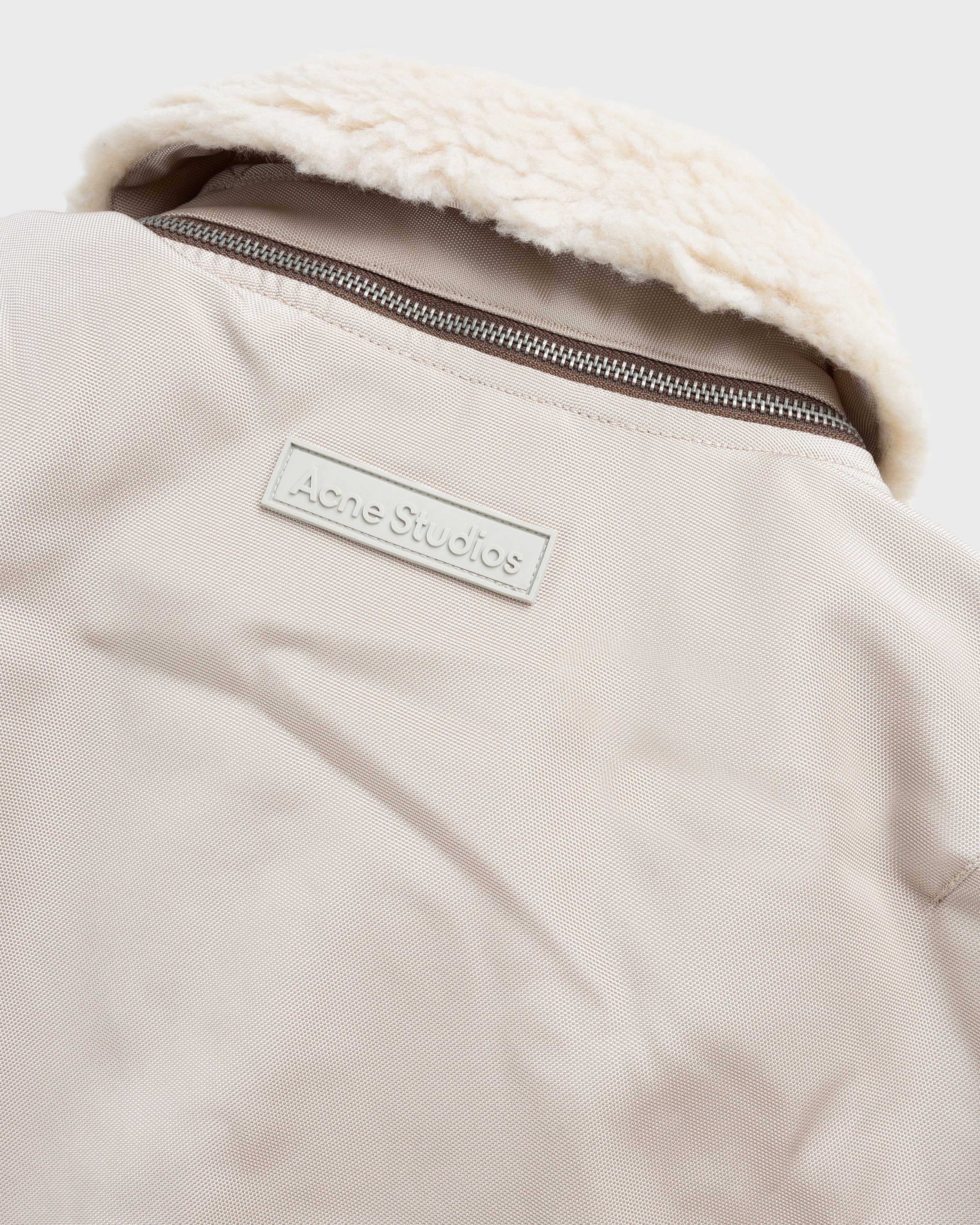 Acne Studios - Shearling Collar Jacket Beige - Clothing - Beige - Image 7