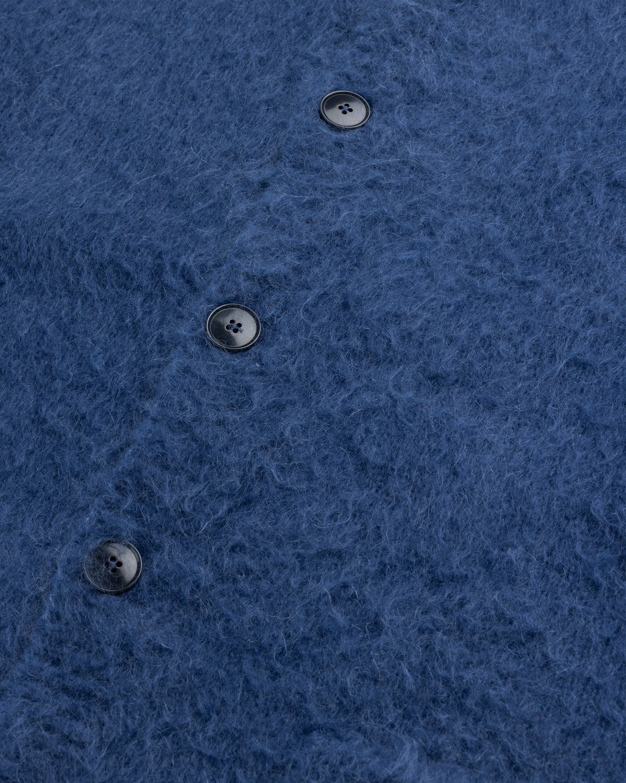 Acne Studios - Brushed Wool Cardigan Blue - Clothing - Blue - Image 5