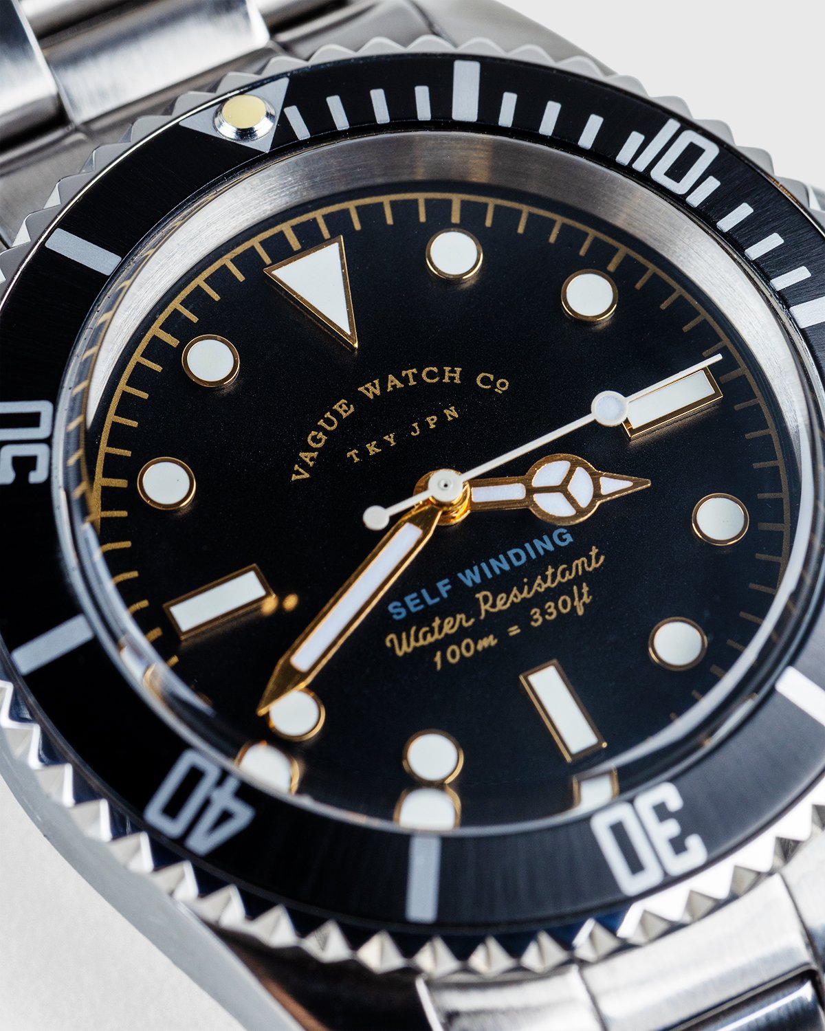 Vague Watch Co. - Submariner Grey Fade / Black - Accessories - Silver - Image 2