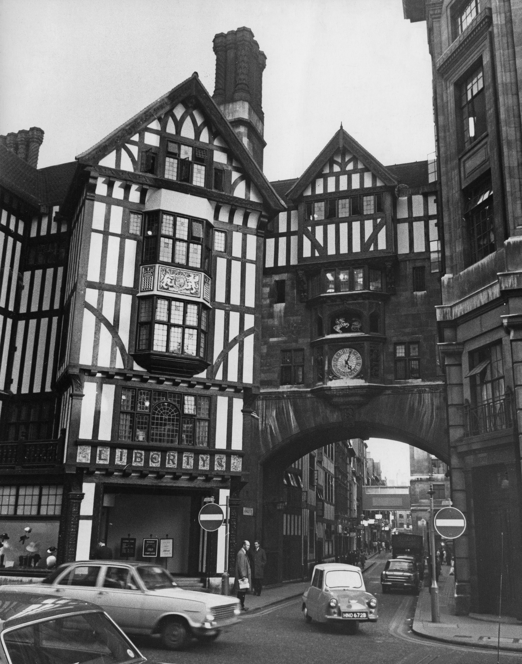 The Liberty entrance on Regent Street, October 19, 1966.
