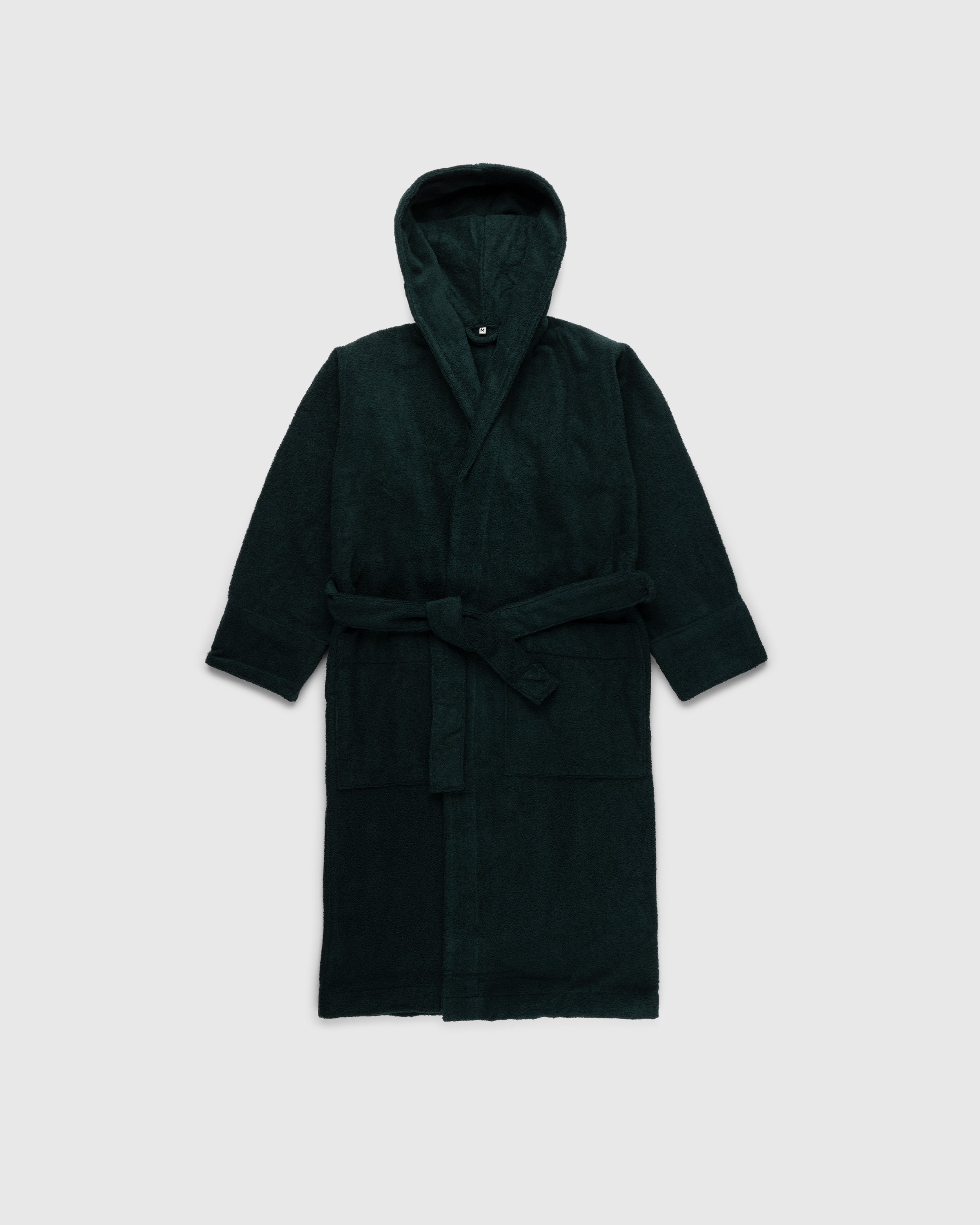 Tekla - Hooded Bathrobe Solid Forest Green - Lifestyle - Green - Image 1