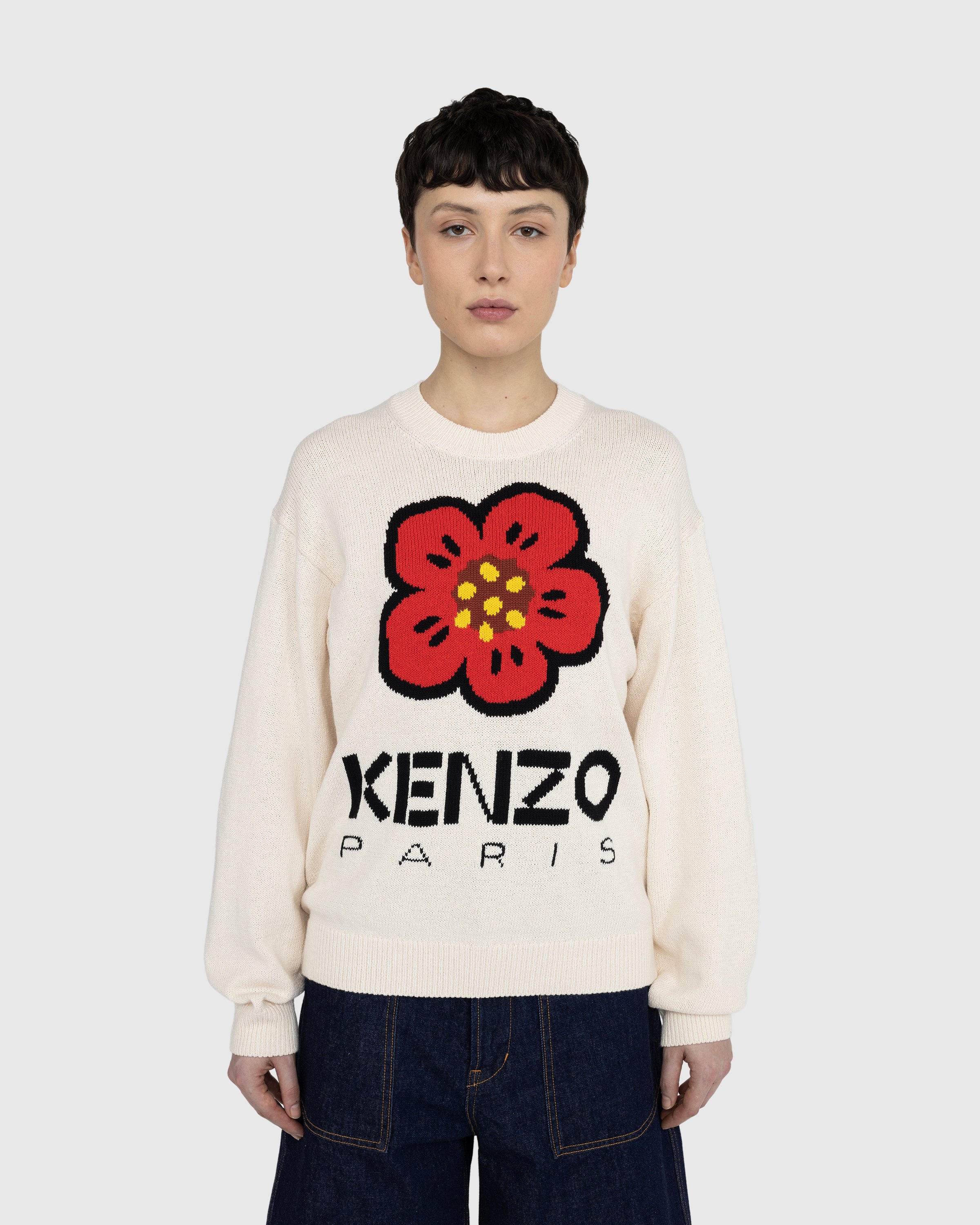 Kenzo - ‘BOKE FLOWER’ Jumper - Clothing - Beige - Image 2