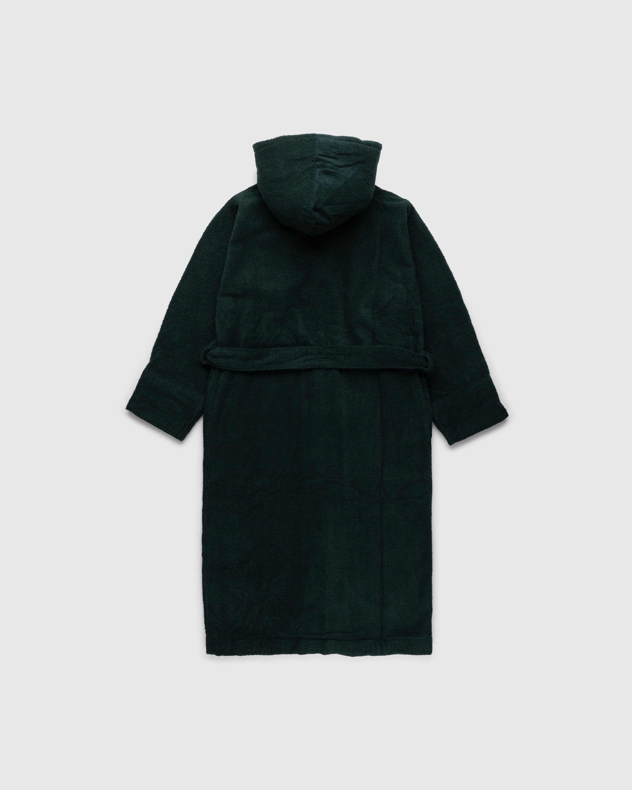 Tekla - Hooded Bathrobe Solid Forest Green - Lifestyle - Green - Image 2