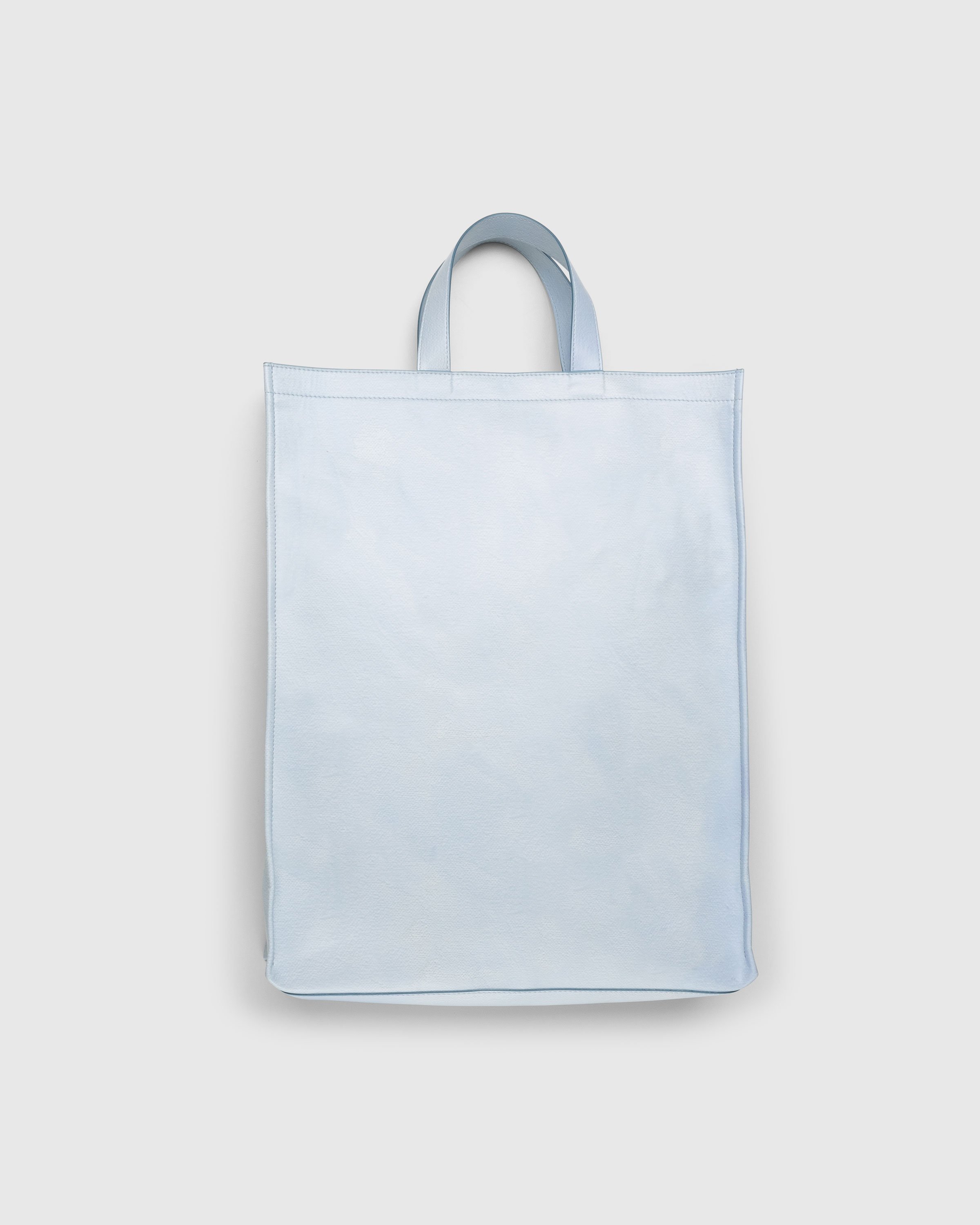Acne Studios - Cat Print Logo Tote Bag Blue - Accessories - Blue - Image 2