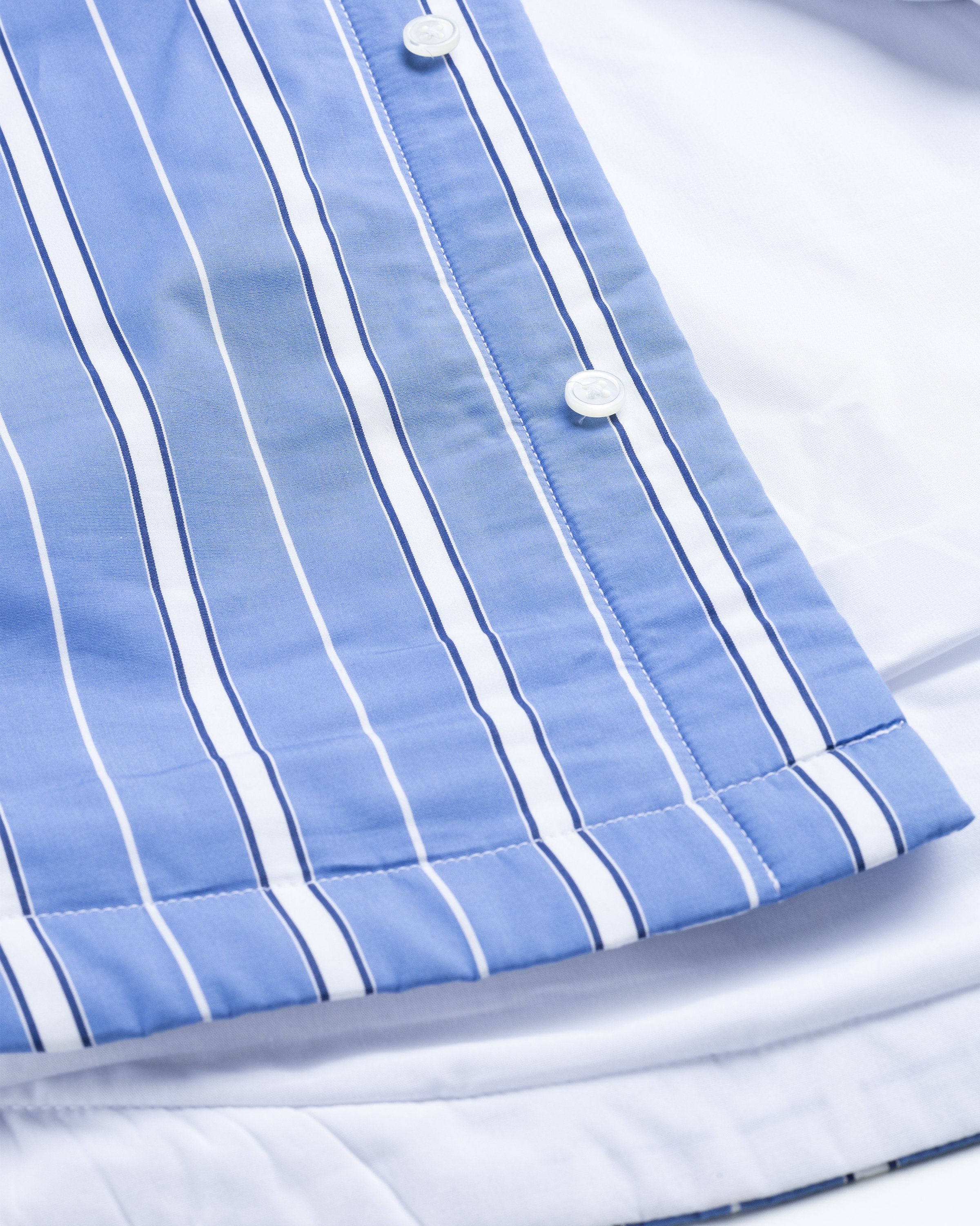 JACQUEMUS - La Chemise Boulanger Blue Stripes - Clothing - Blue - Image 7