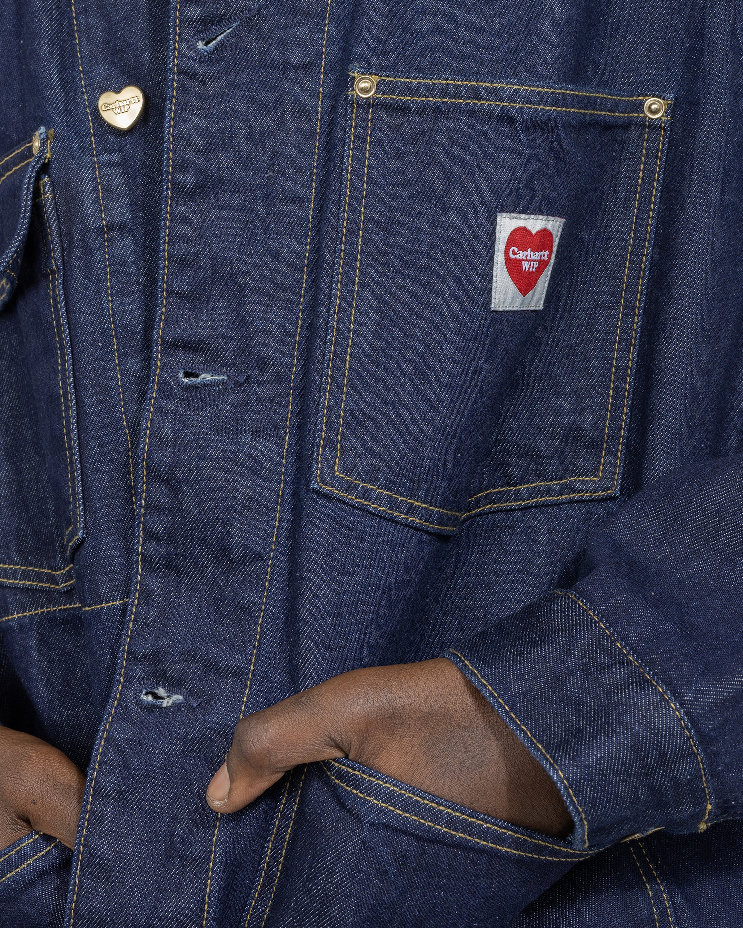 Carhartt WIP - Nash Jacket Blue/Rinsed - Clothing - Blue - Image 4