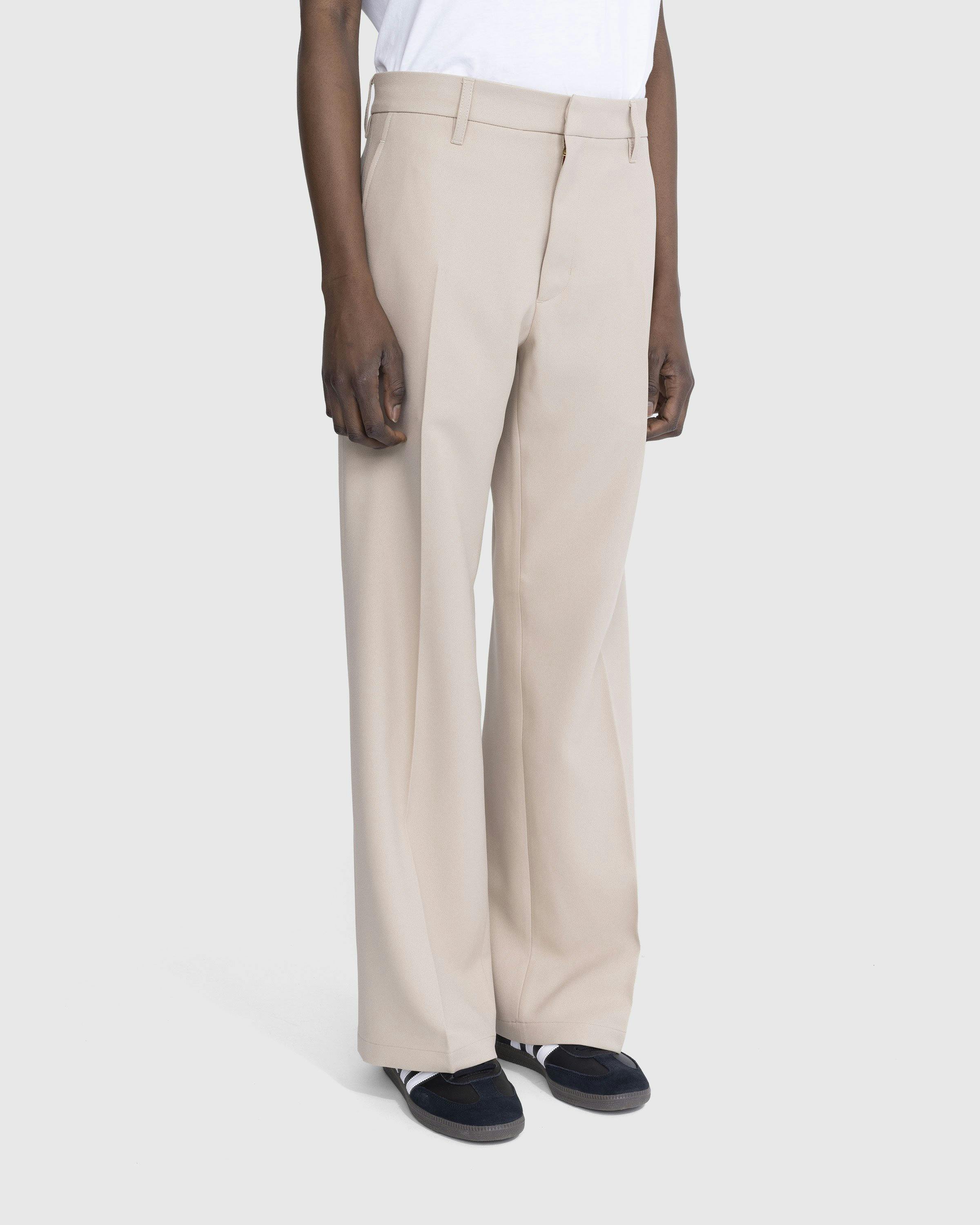 Stockholm Surfboard Club – Wide Bootcut Trousers Sand
