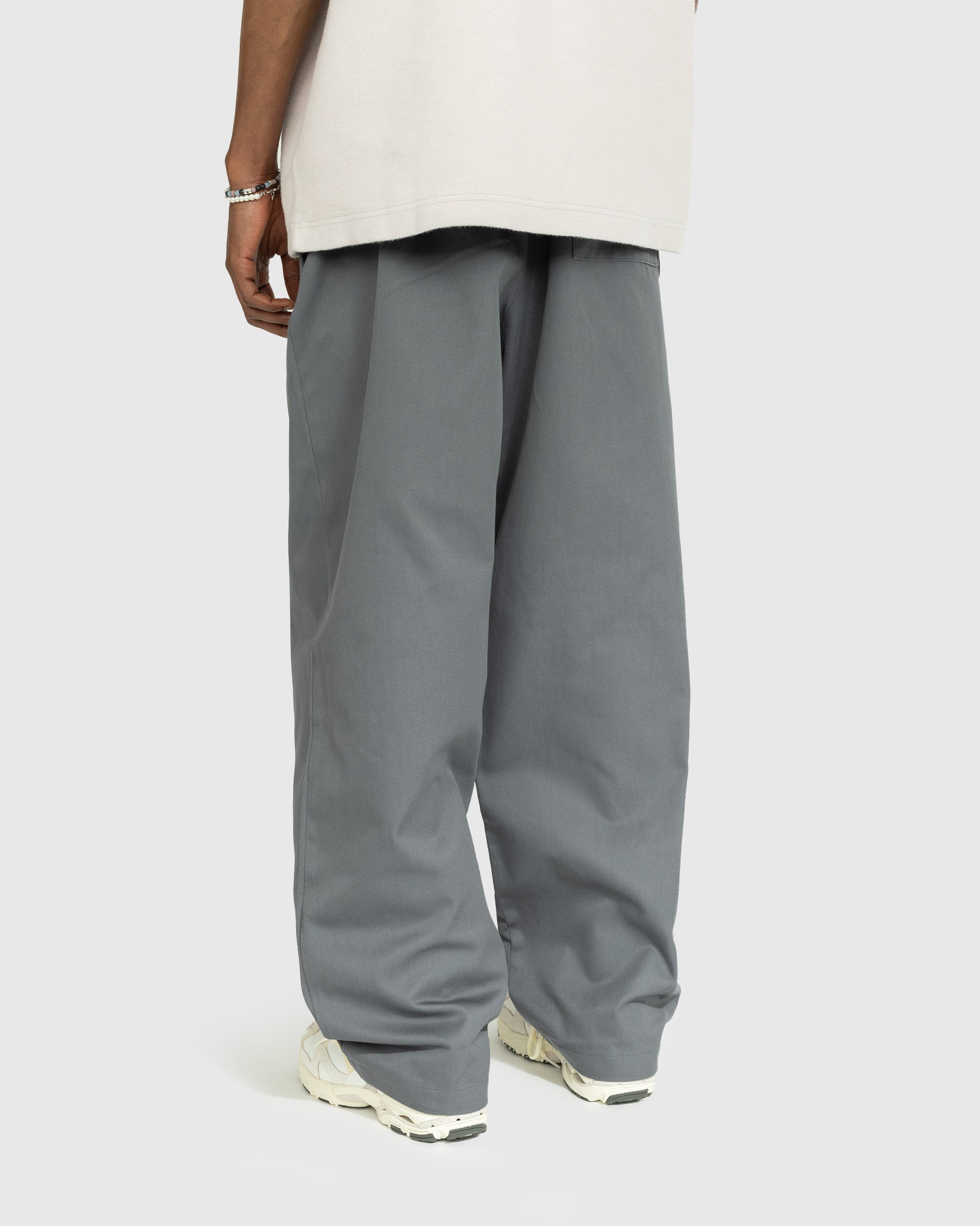 Acne Studios - Cotton Trousers Grey - Clothing - Grey - Image 3