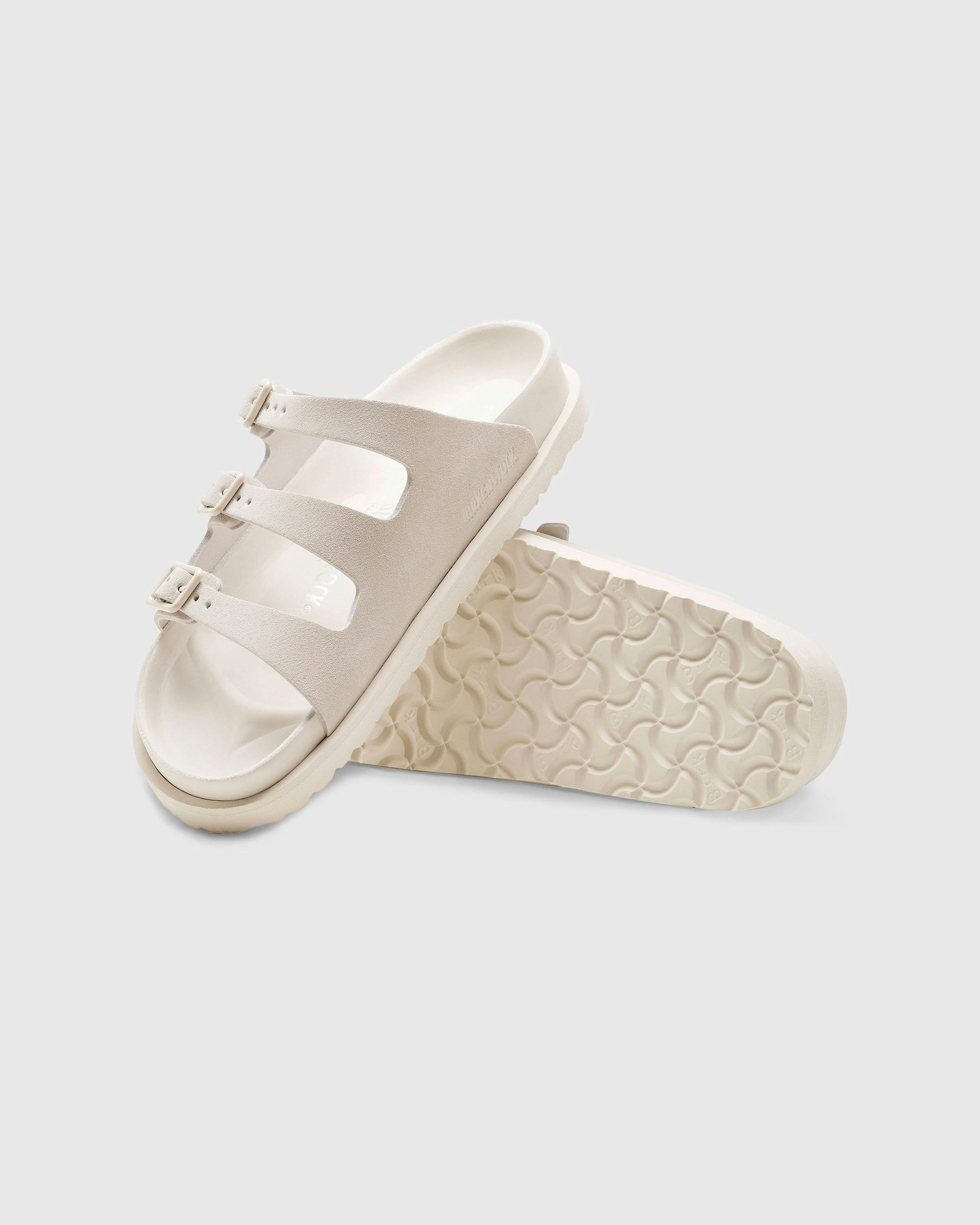 Birkenstock - Florida Suede Leather Bone - Footwear - White - Image 3