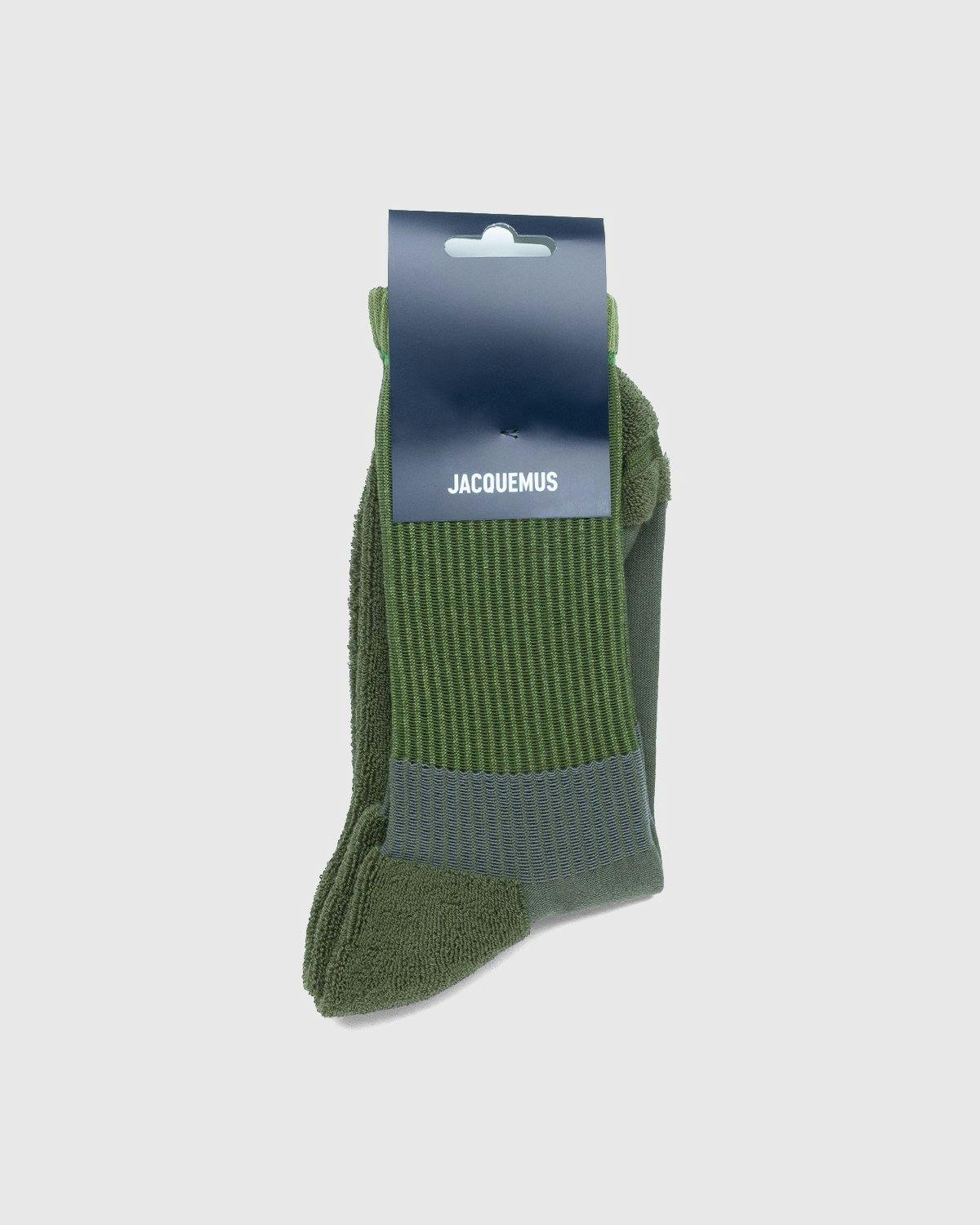 JACQUEMUS - Les Chaussette A L'Enver Green - Accessories - Green - Image 2