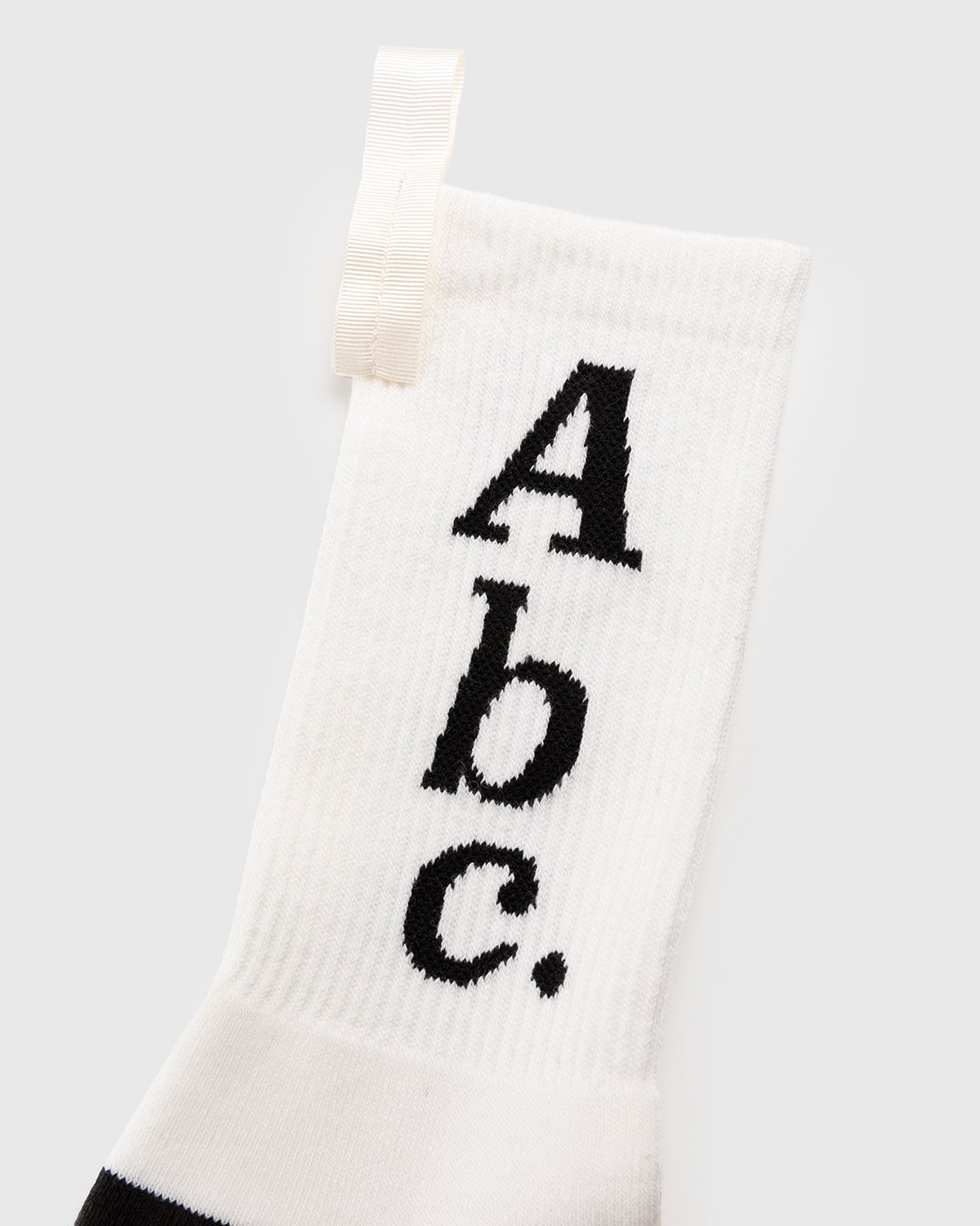 Abc. - Crew Socks Selenite/Anthracite - Accessories - White - Image 3