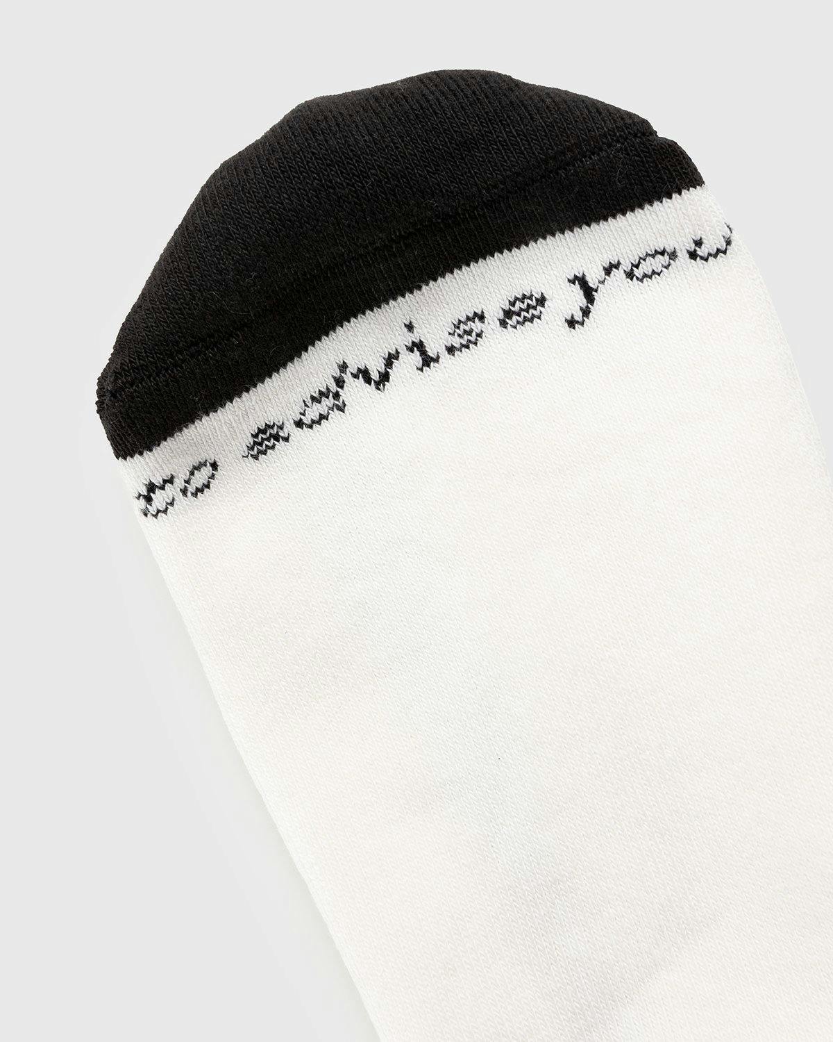 Abc. - Crew Socks Selenite/Anthracite - Accessories - White - Image 4