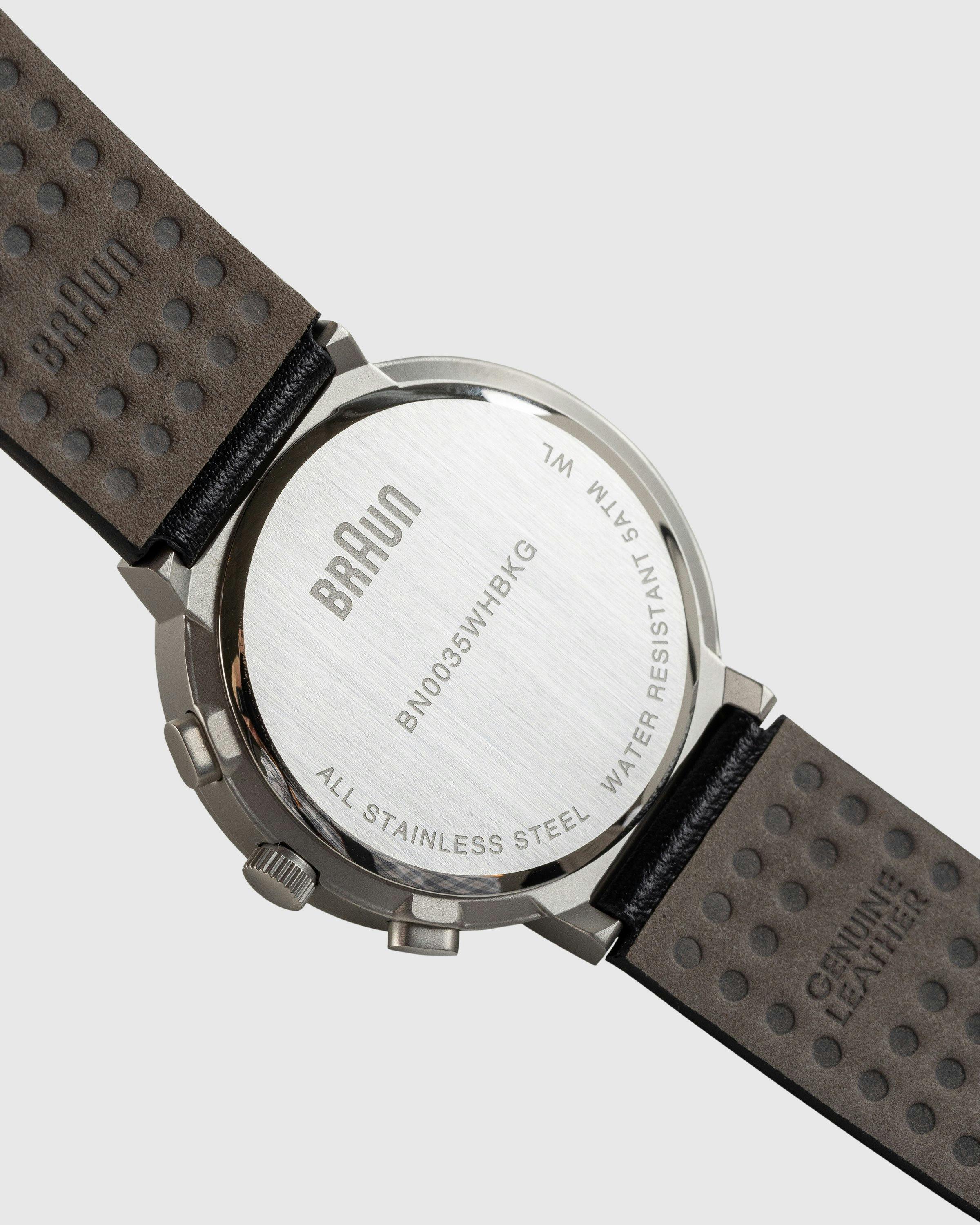 BRAUN Gents BN0035 Classic Chronograph Watch Black Leather Strap Highsnobiety Shop