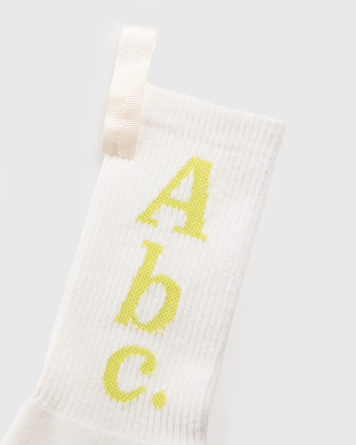 Abc. - Crew Socks Selenite/Sulfur - Accessories - White - Image 4