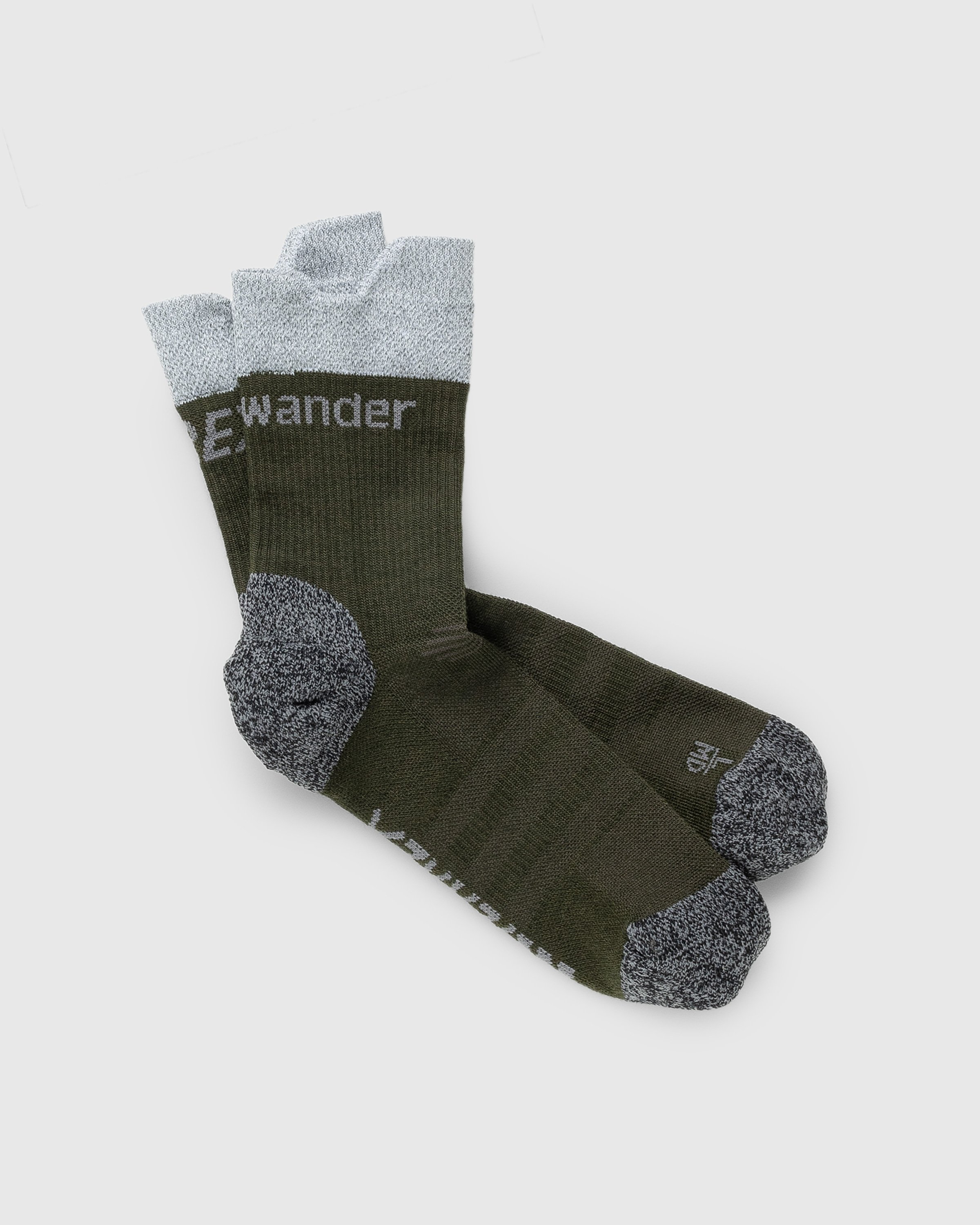 adidas Terrex x And Wander - COLD.RDY Wool Crew Socks Grey - Accessories - Grey - Image 1