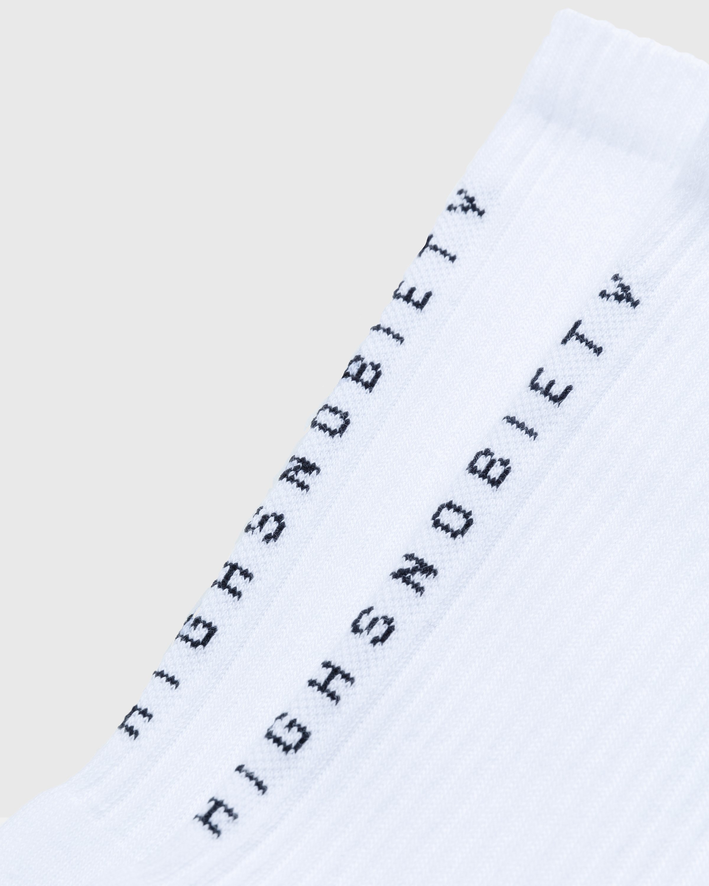Highsnobiety - Logo Socks White - Accessories - White - Image 3