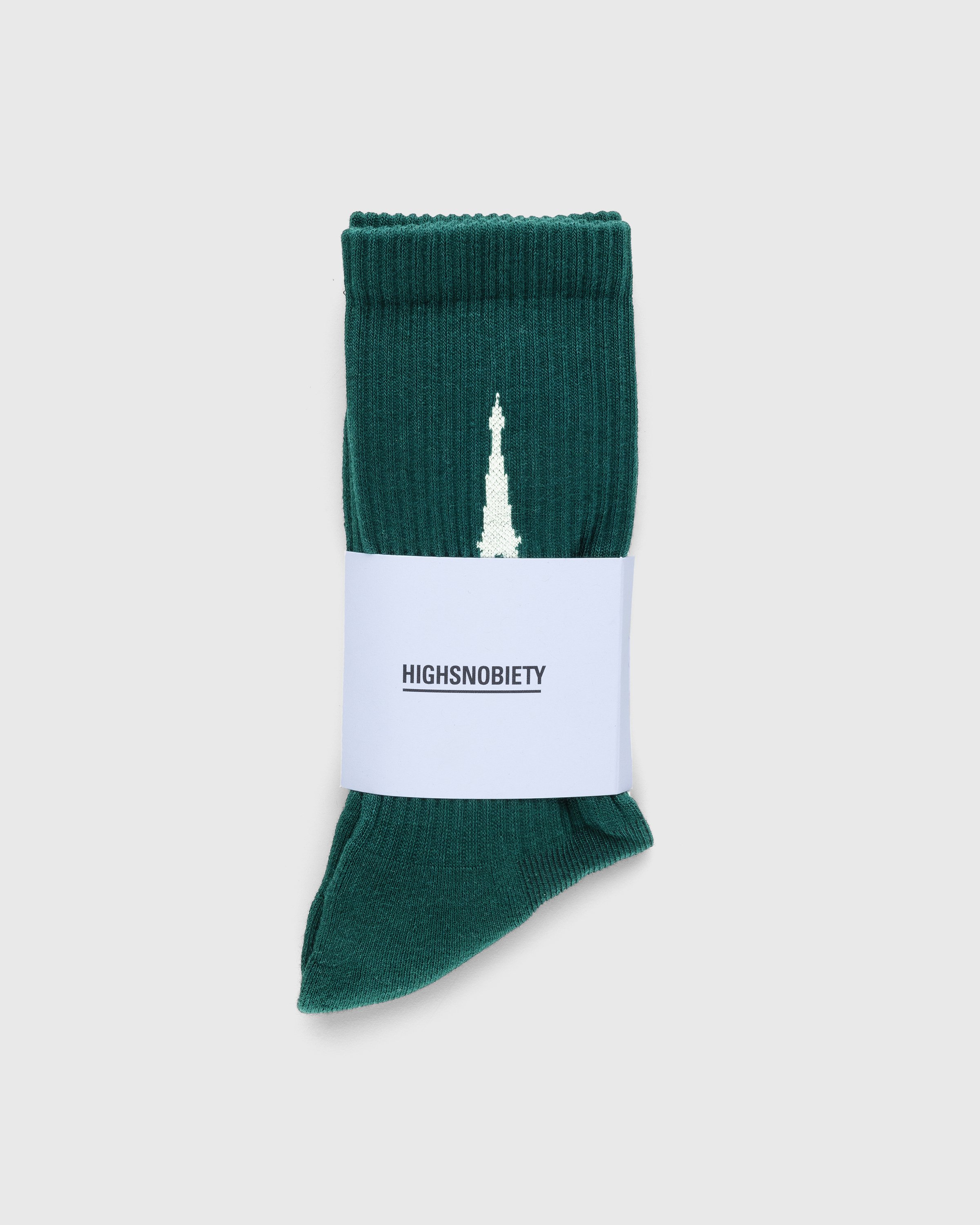 Highsnobiety - Not In Paris 4 Eiffel Tower Socks Dark Green - Accessories - Green - Image 2